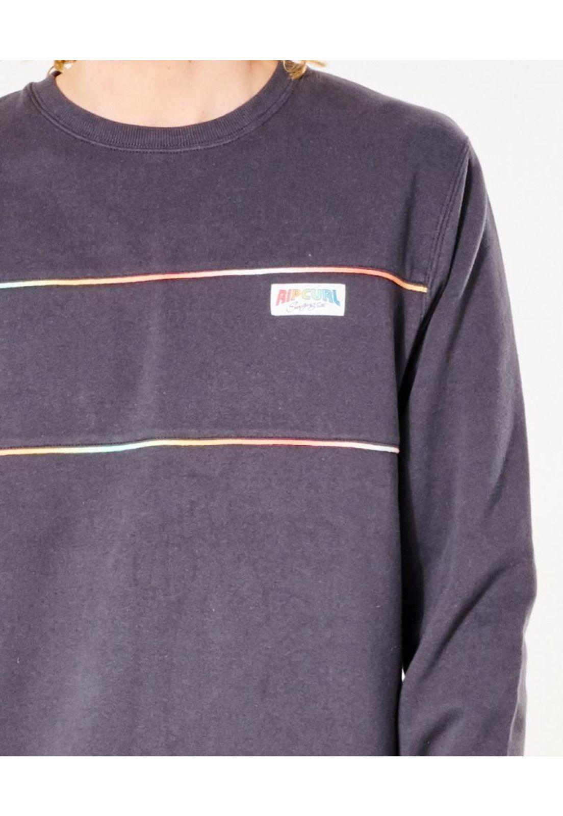 Poleron Hombre  SURF REVIVAL CREW Negro Rip Curl-4