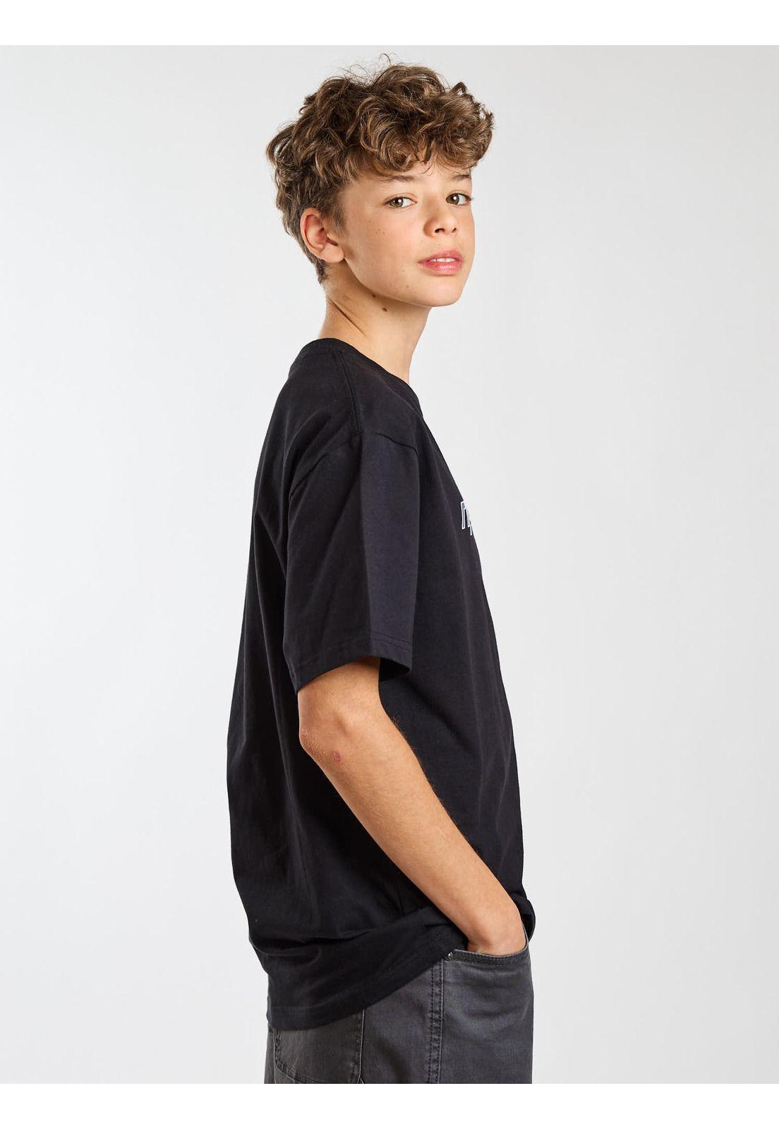 Polera MC Barrel Negro Infantil Rip Curl-3