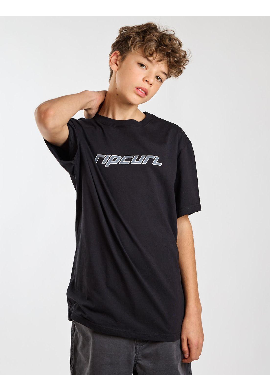 Polera MC Barrel Negro Infantil Rip Curl-6