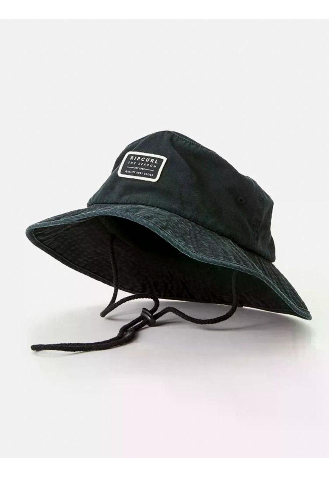 Gorro  CRUSHER WIDE BRIM HAT Hombre Negro Rip Curl-0