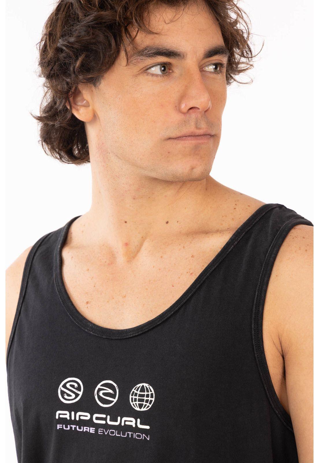 Polera SM Cloudcrest Negro Hombre Rip Curl-2