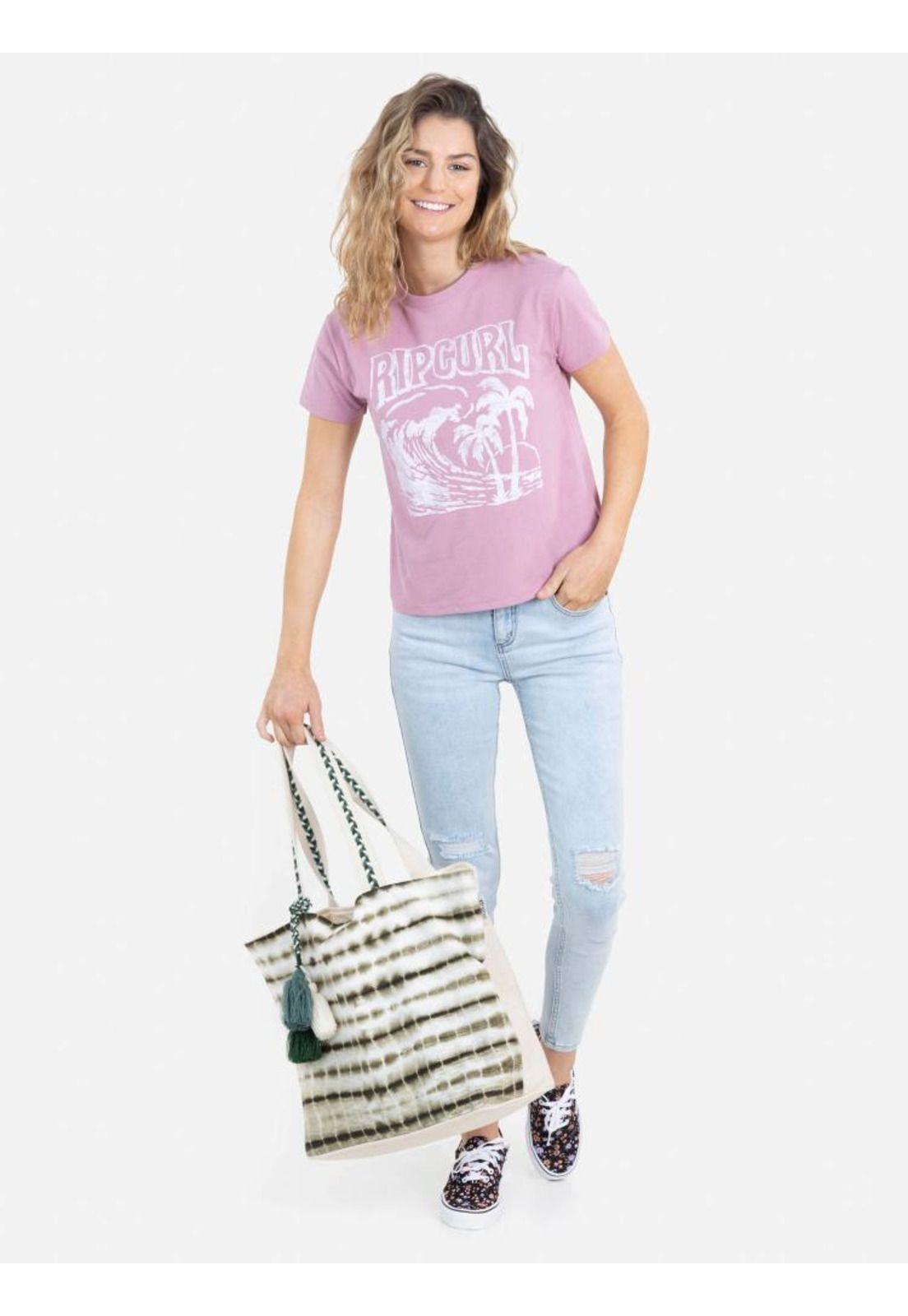 Polera CURL CURL Mujer Rosado Rip Curl-4