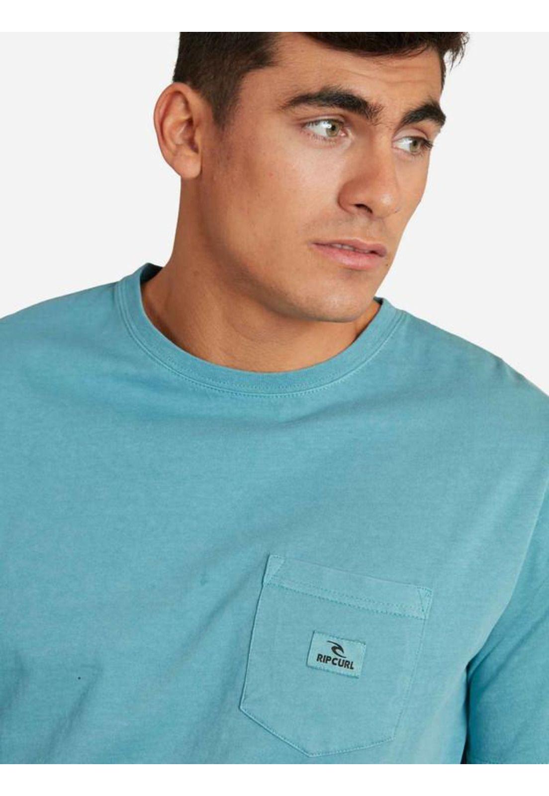 Polera M/C Intermedia Azul Aceite Hombre Ripcurl-2