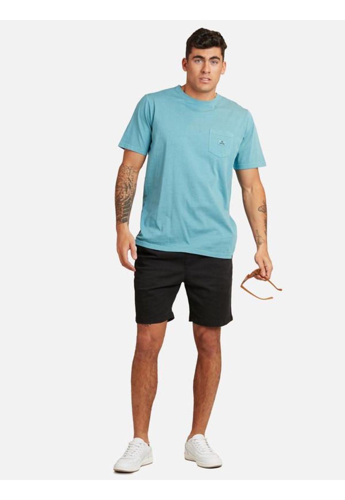 Polera M/C Intermedia Azul Aceite Hombre Ripcurl-3