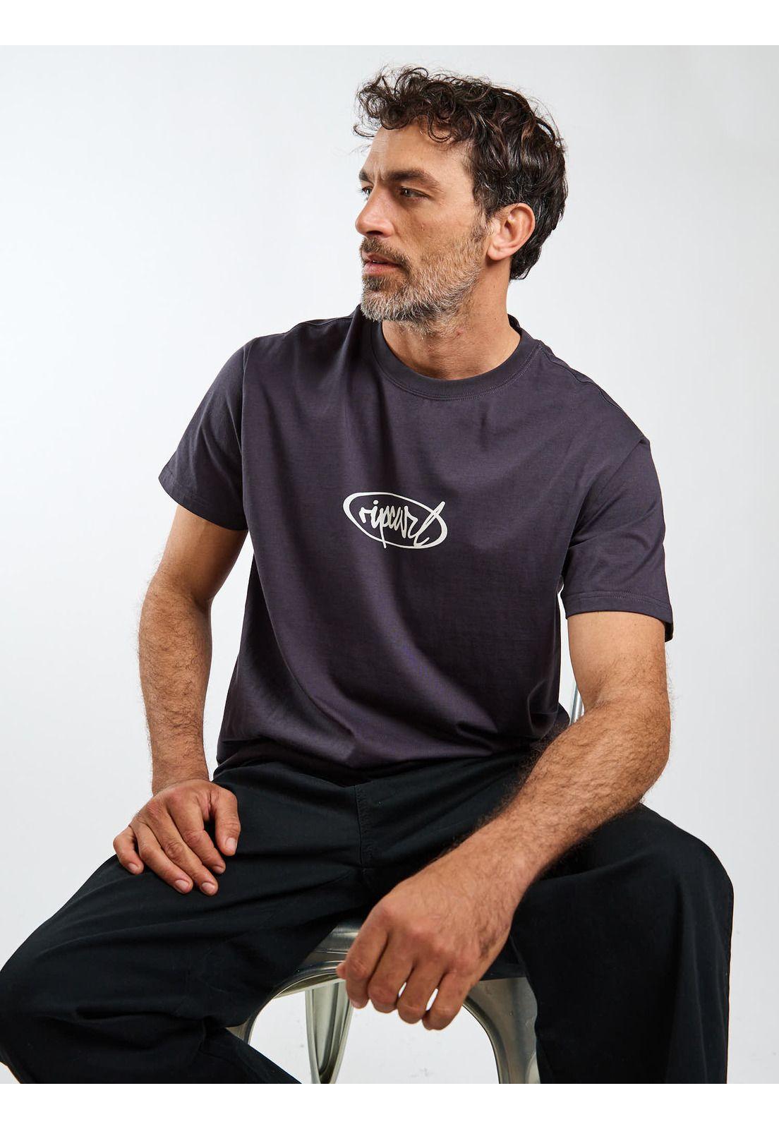 Polera MC Flow Gris Hombre Rip Curl-0