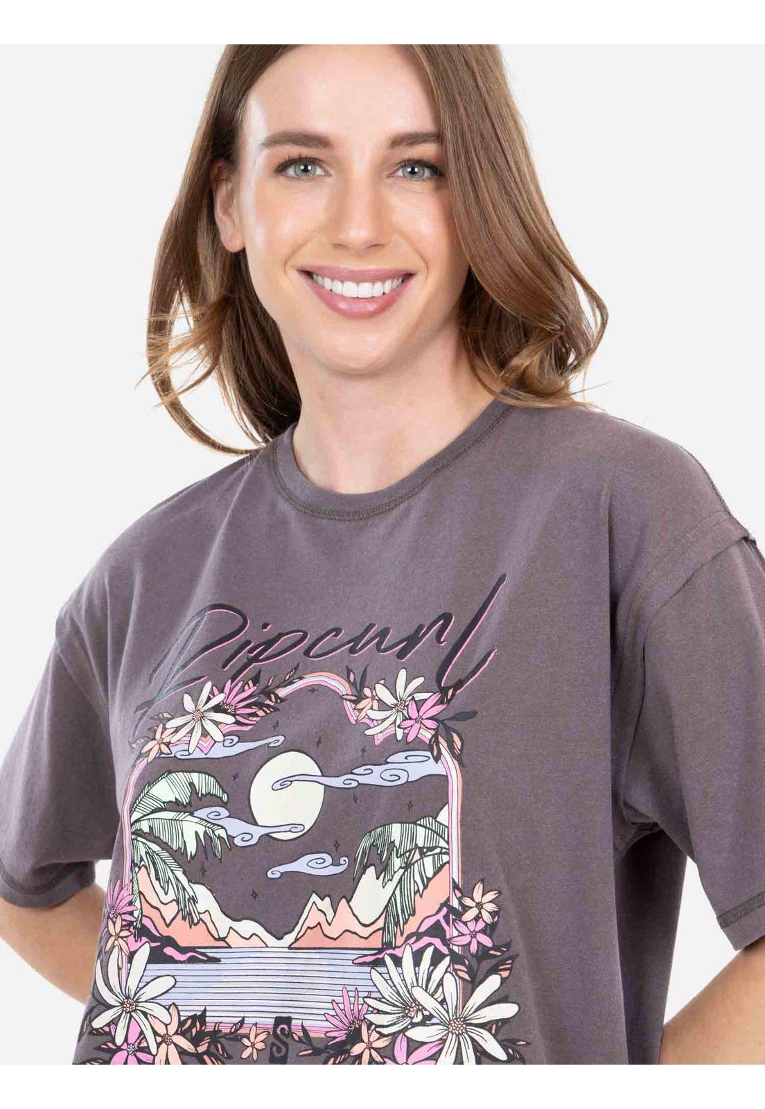 Polera MC Tíay Café Mujer Rip Curl-2
