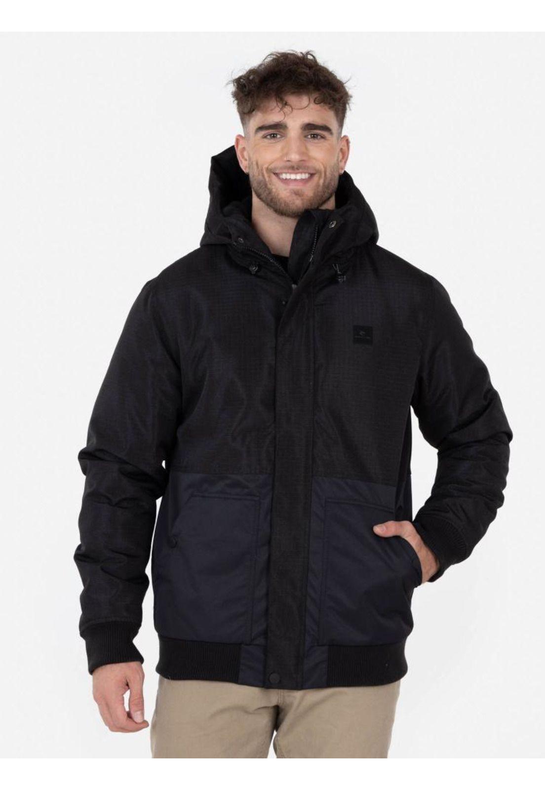 Casaca KANGAROO RIB Hombre Negro Rip Curl-0