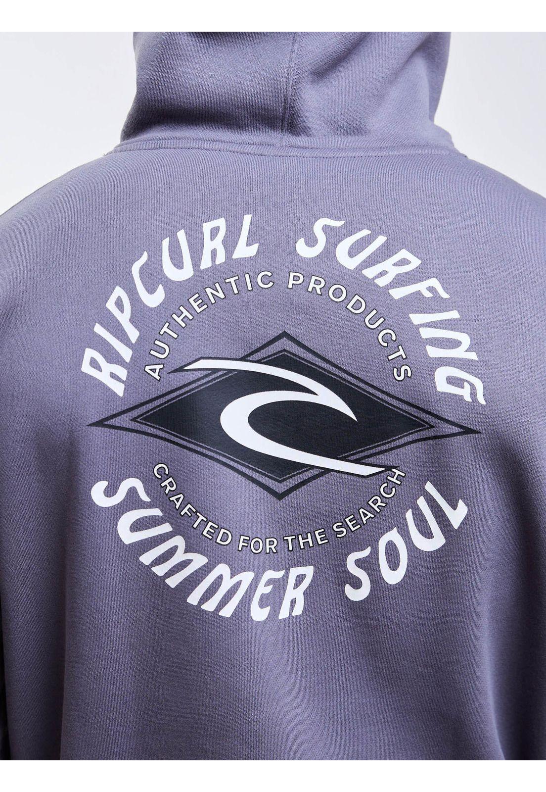 Poleron Canguro Andino Gris Hombre Rip Curl-3