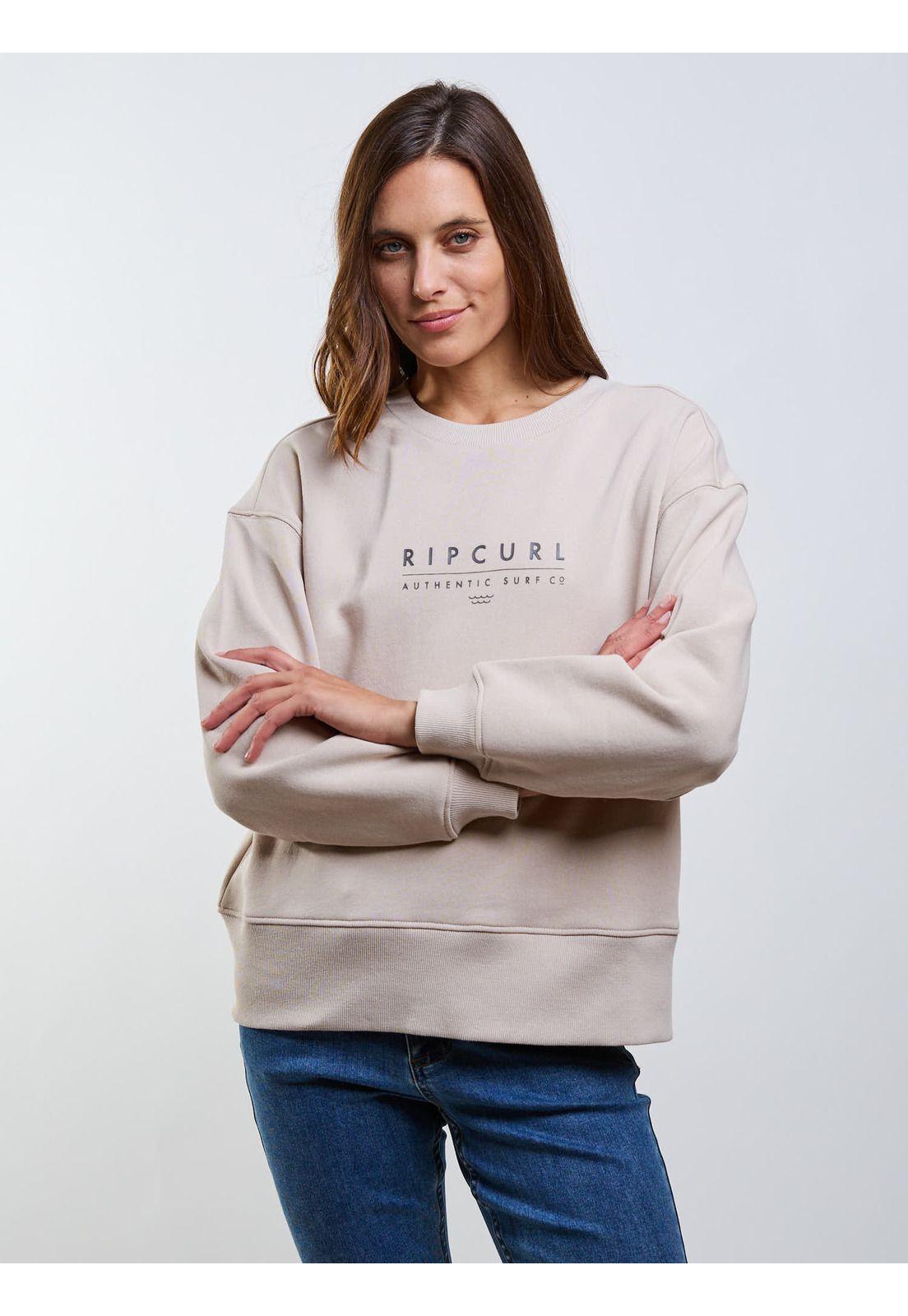 Poleron CR Blaze Beige Mujer Rip Curl-0