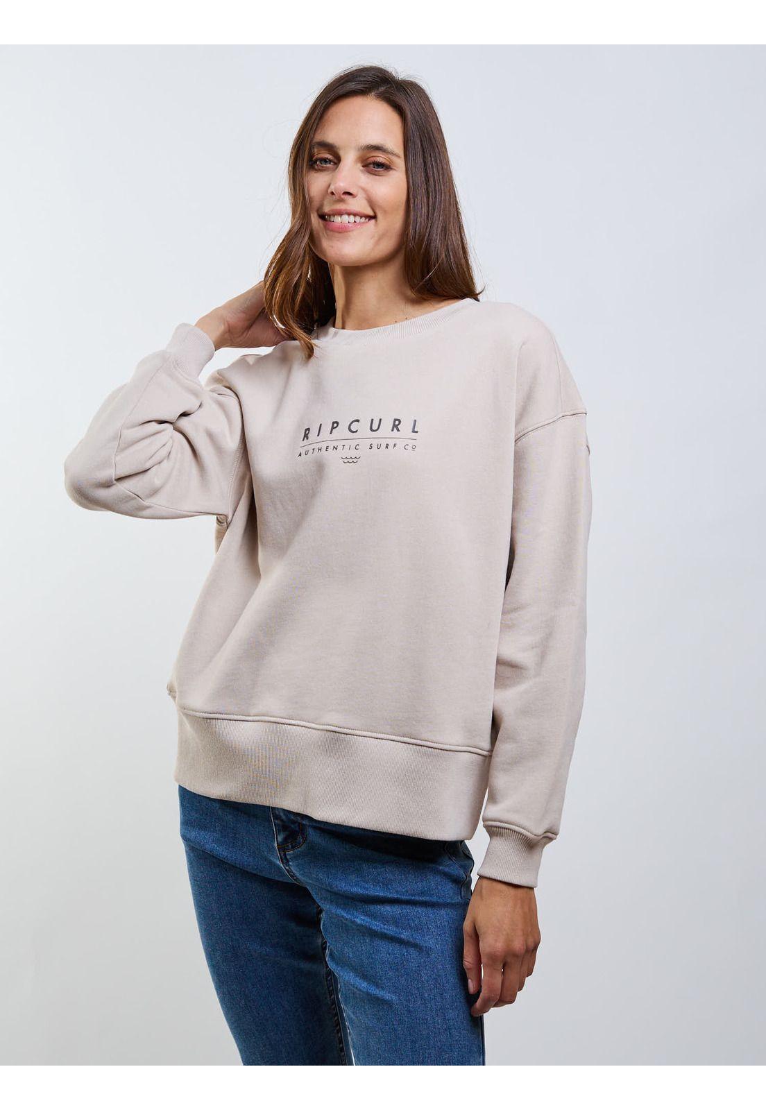 Poleron CR Blaze Beige Mujer Rip Curl-4