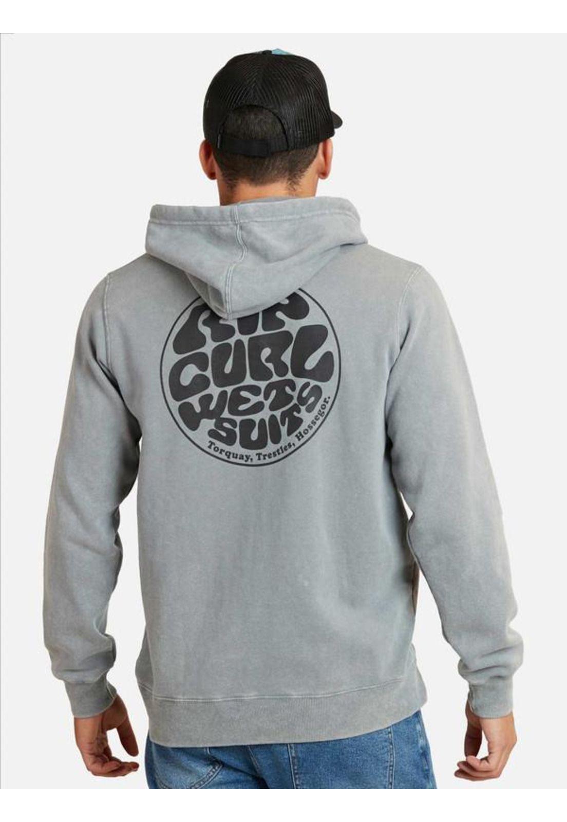 Poleron Canguro Gris Hombre Ripcurl-1