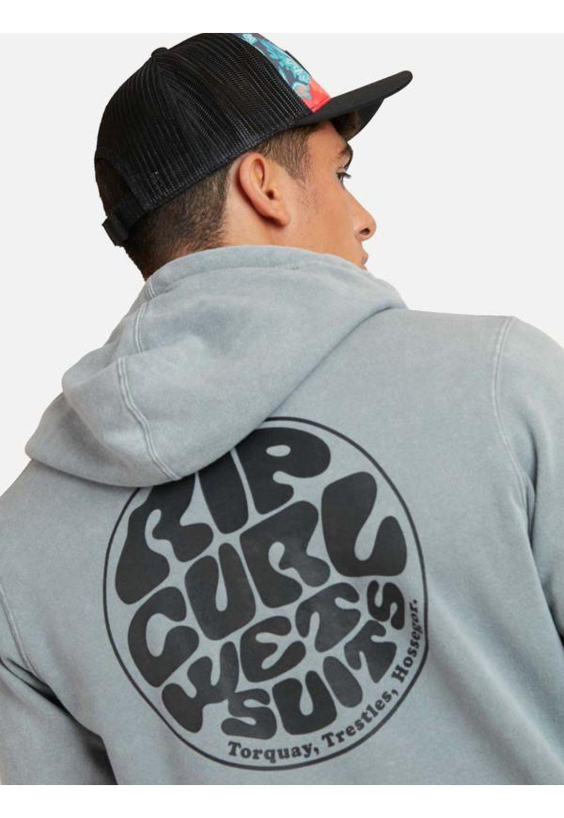 Poleron Canguro Gris Hombre Ripcurl-2