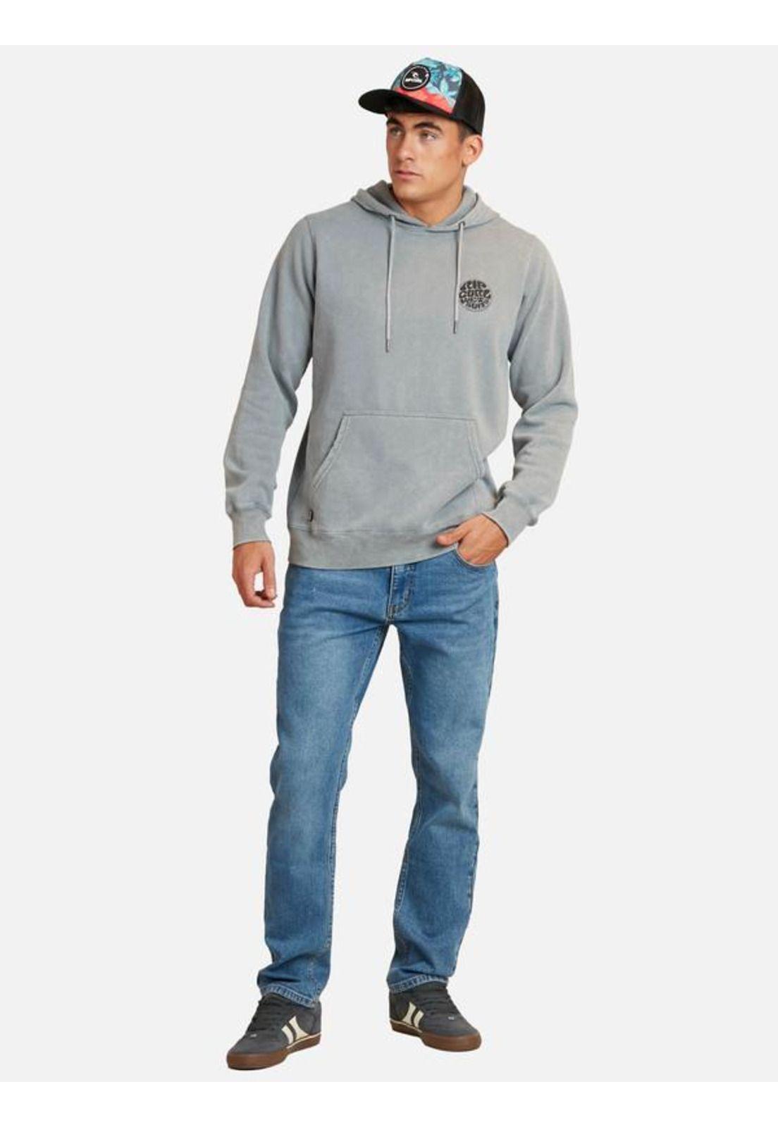 Poleron Canguro Gris Hombre Ripcurl-3