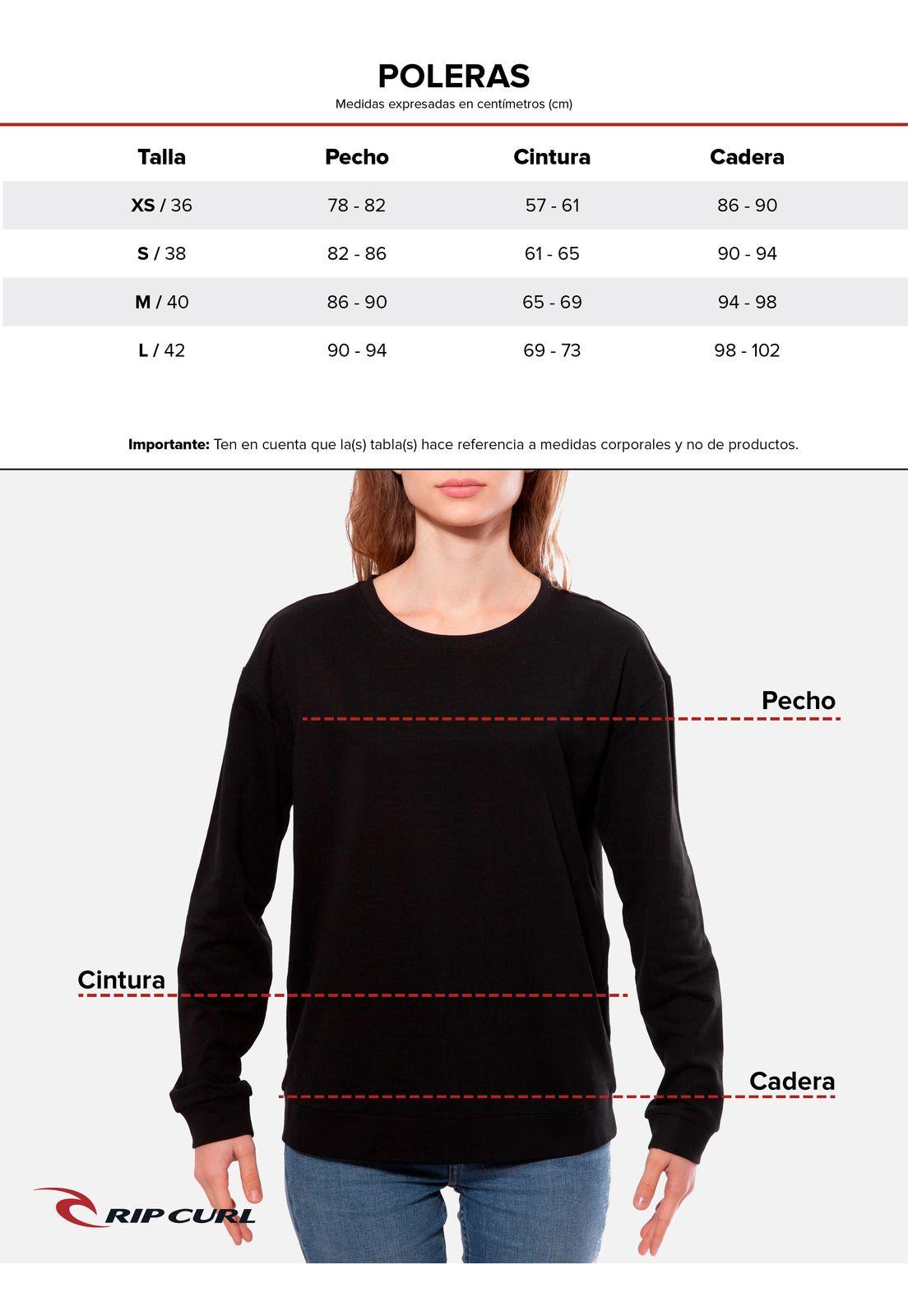 Poleron Mujer Rather be Surfing Gris Oscuro Rip Curl-4