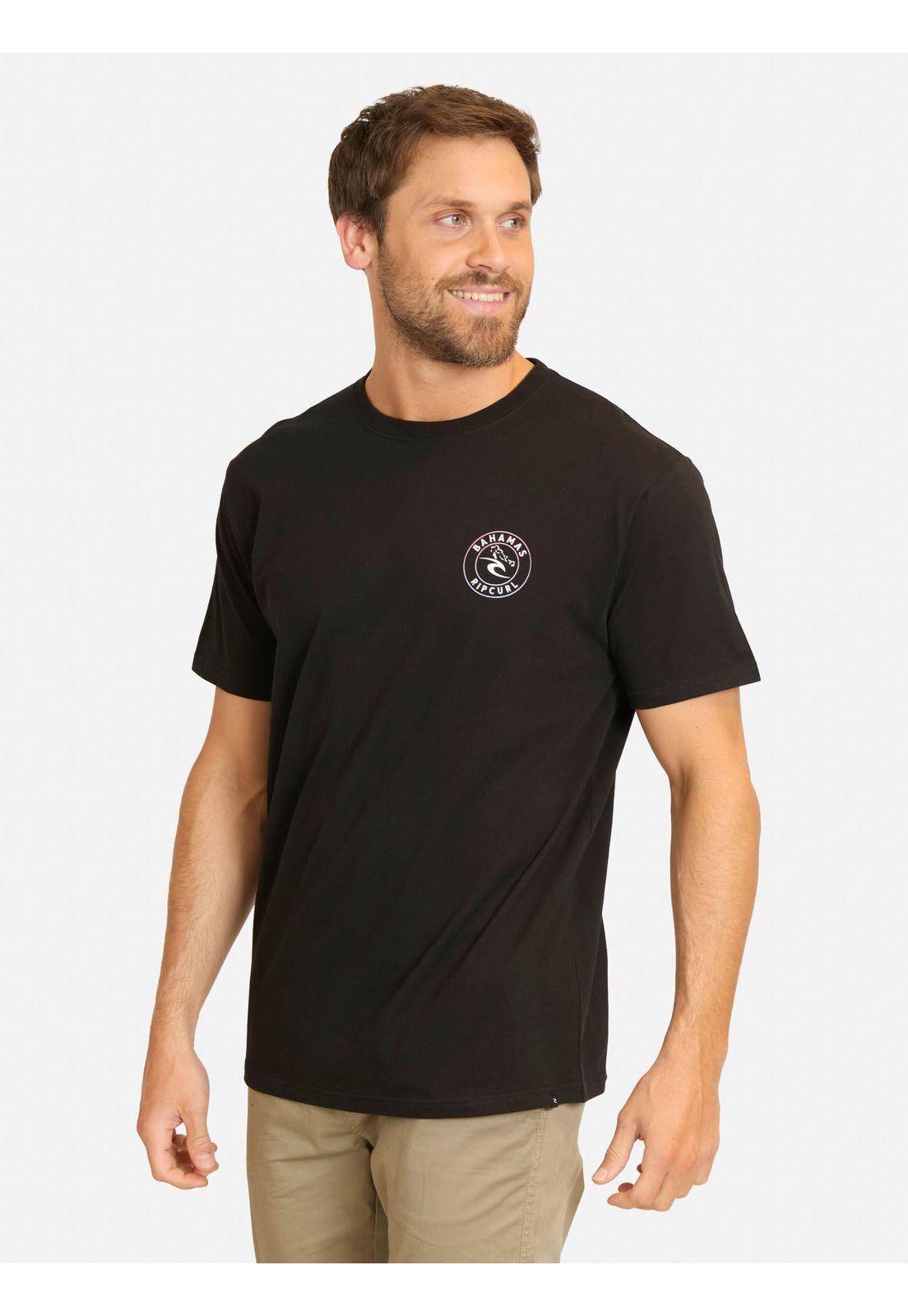 Polera MC MTE Bahamas Key Negro Hombre Rip Curl-0