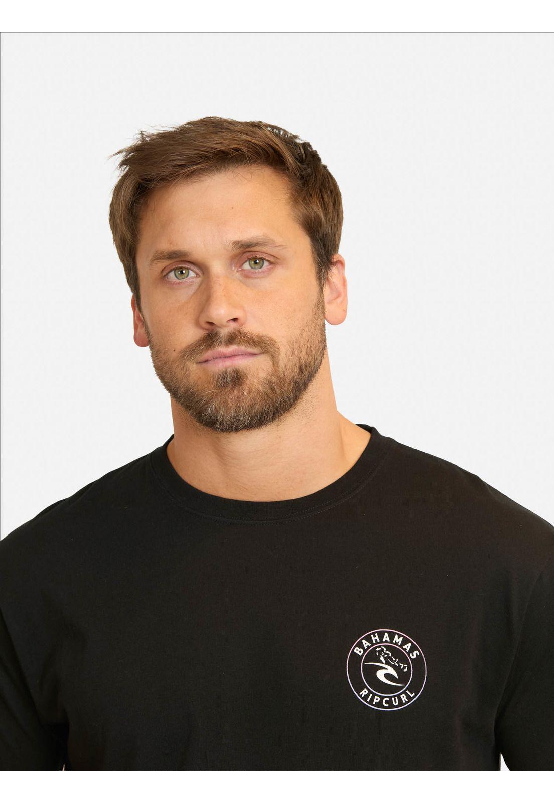 Polera MC MTE Bahamas Key Negro Hombre Rip Curl-2
