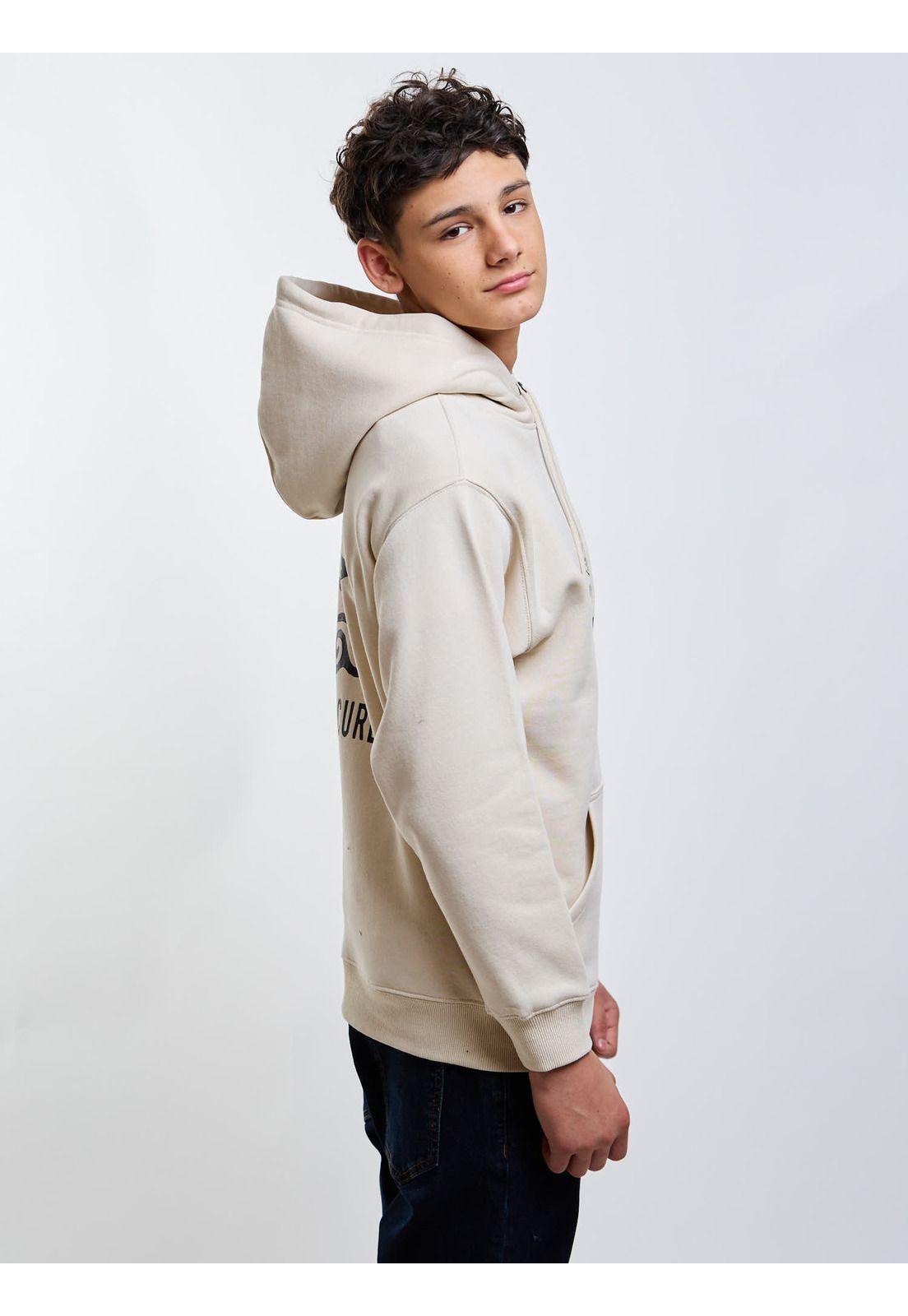 Poleron Canguro Ranger Beige Infantil Rip Curl-2