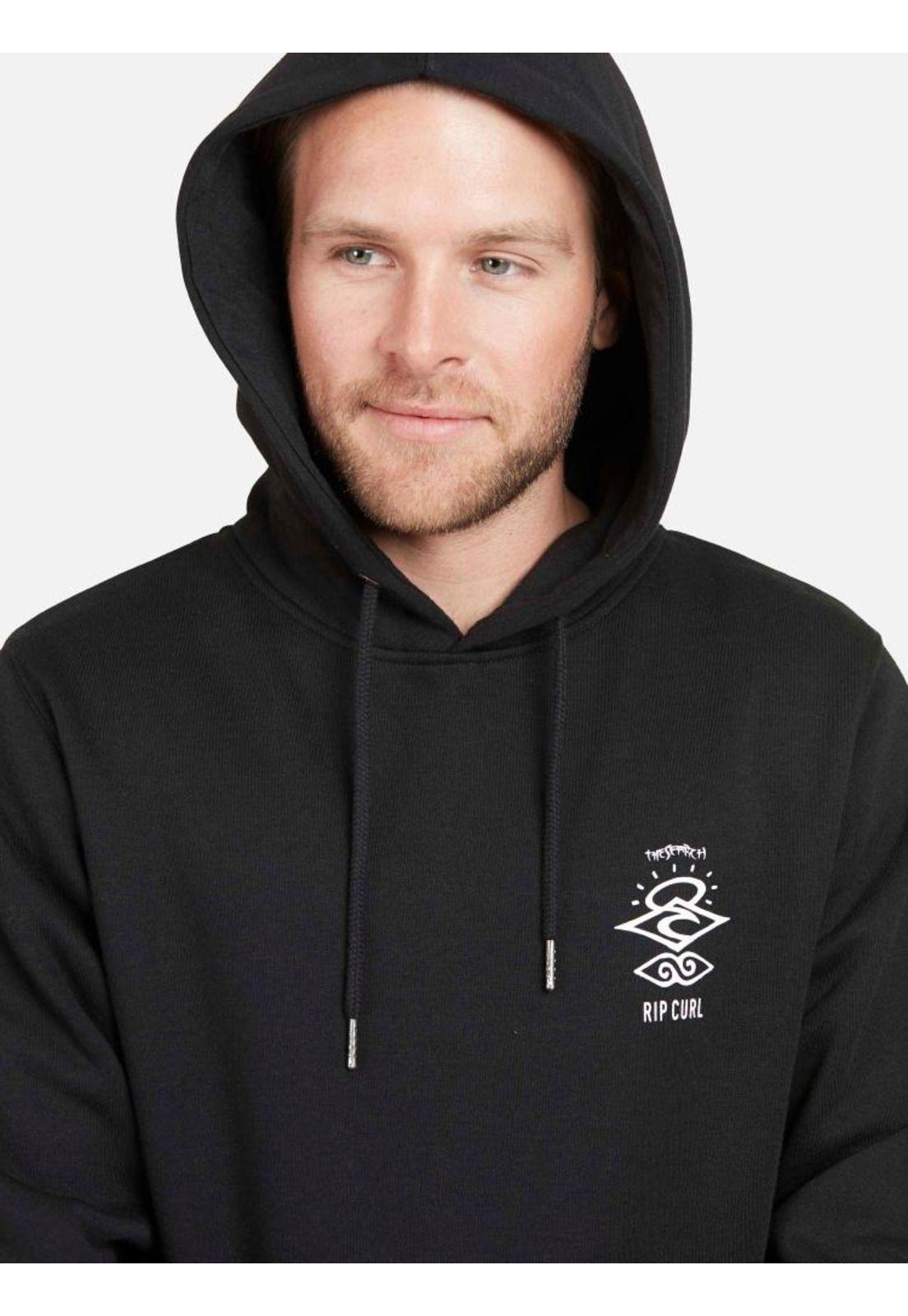 Poleron THE SEARCH RIP CURL Hombre Negro Rip Curl-4