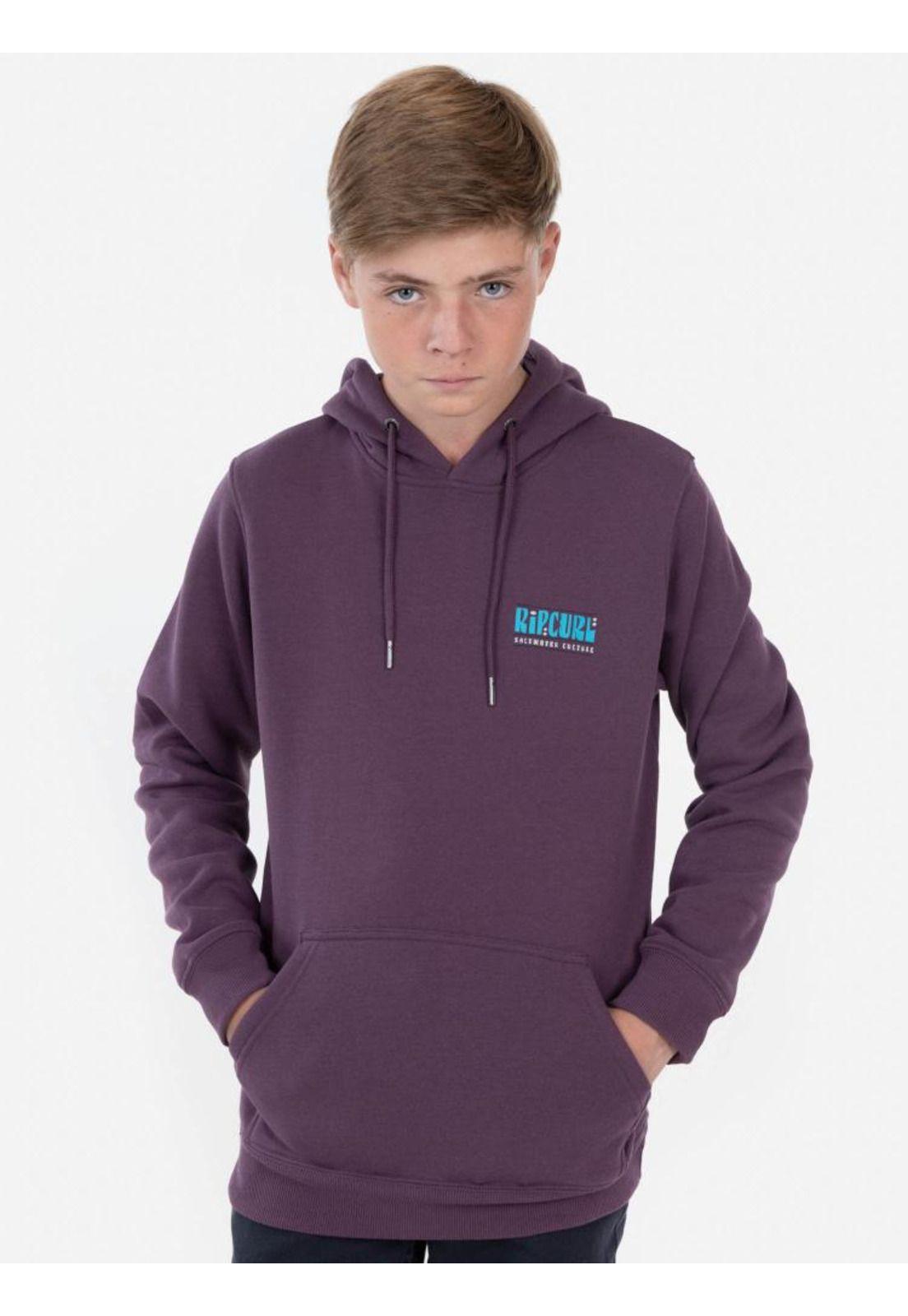 Poleron RC SURF SUN Juvenil Burdeo Rip Curl-0
