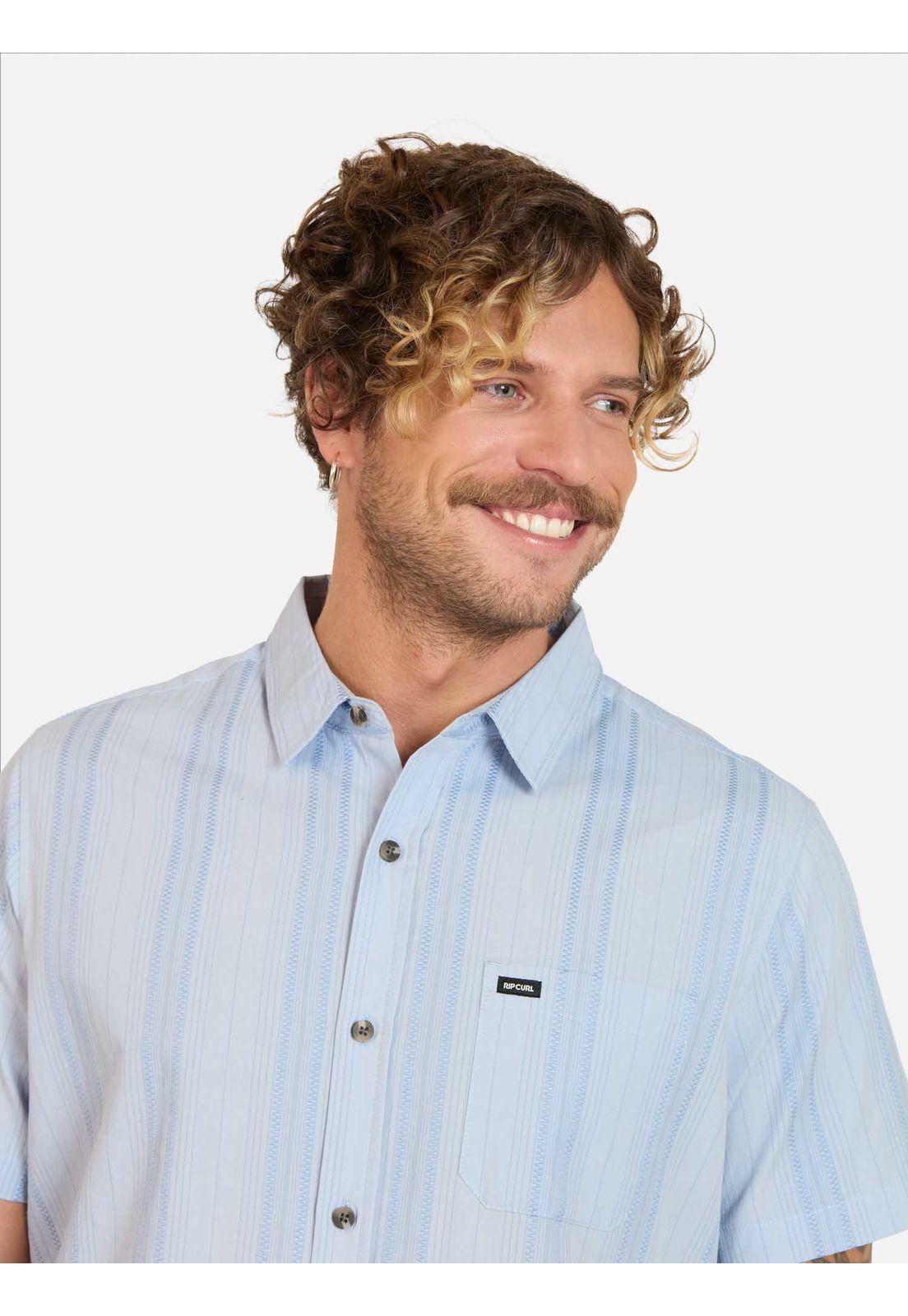 Camisa MC Coolflow Azul Hombre Rip Curl-2