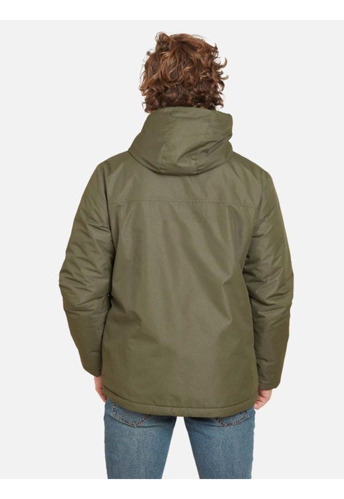 Jacket Army Sherpa Hombre Verde Militar Rip Curl-1