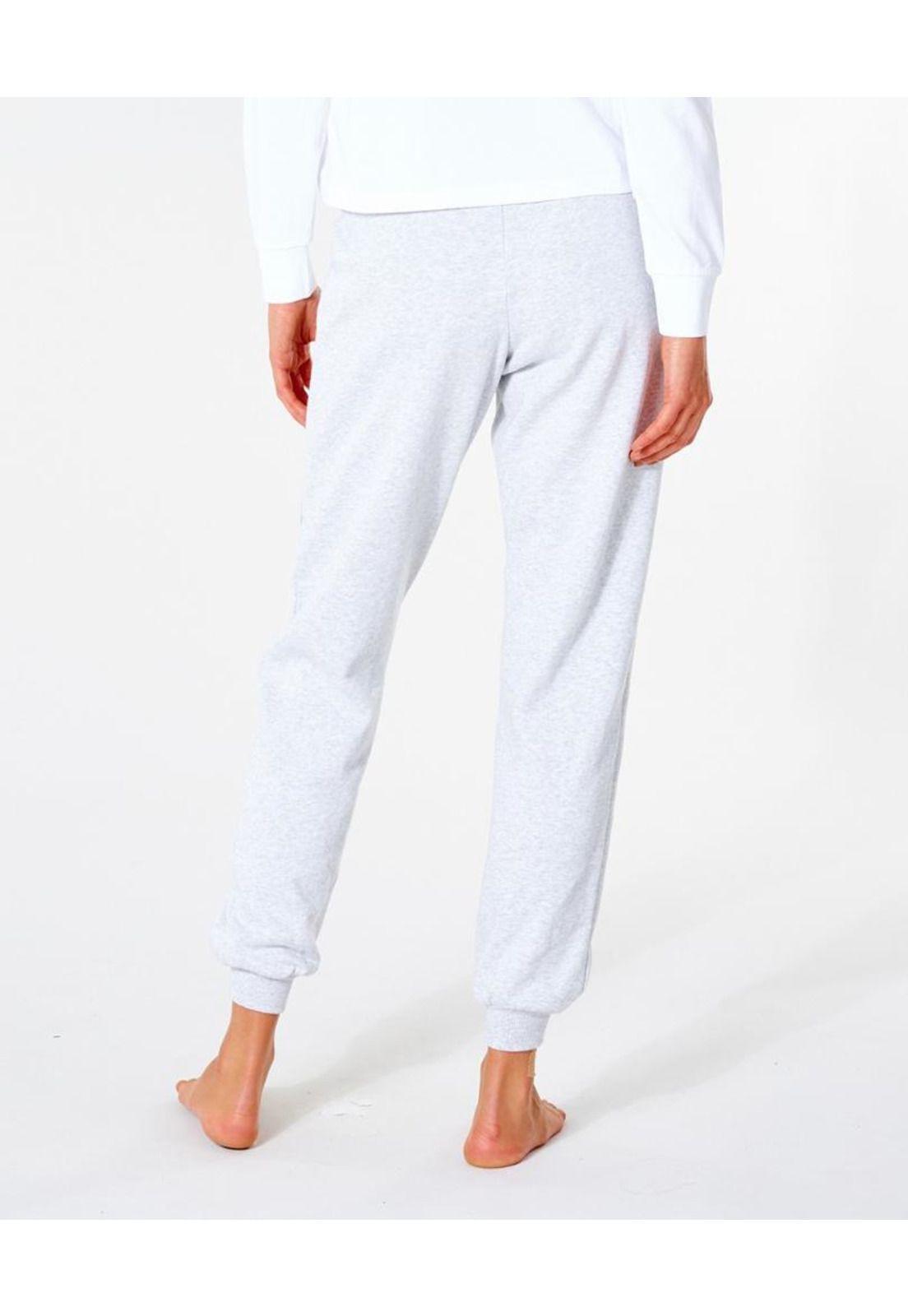 Pantalon STANDARD SCRIPT TRACKPANT Mujer Gris Claro Rip Curl-0