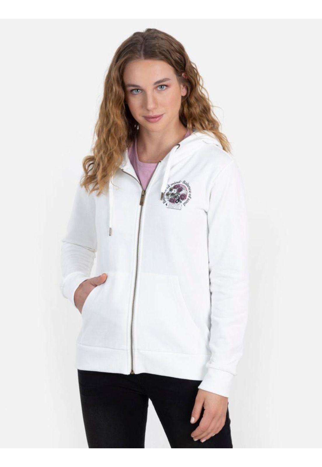 Poleron BALANCE OF MIND Mujer Blanco Rip Curl-0