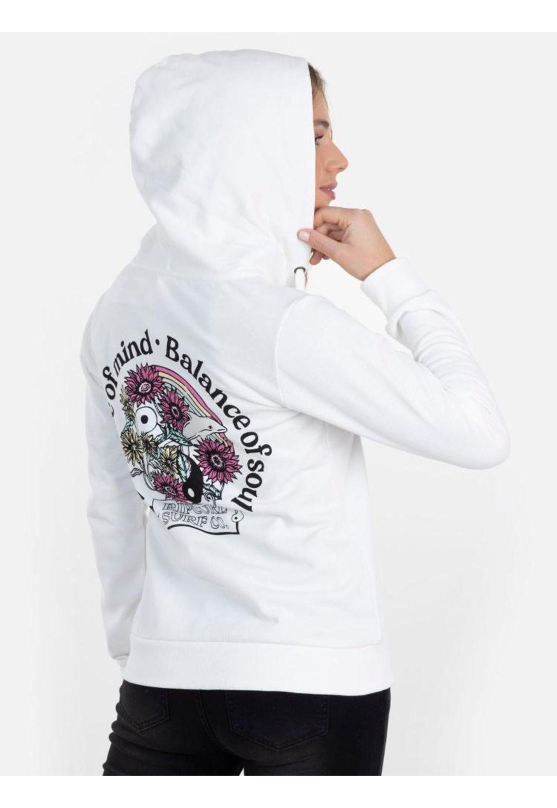 Poleron BALANCE OF MIND Mujer Blanco Rip Curl-1