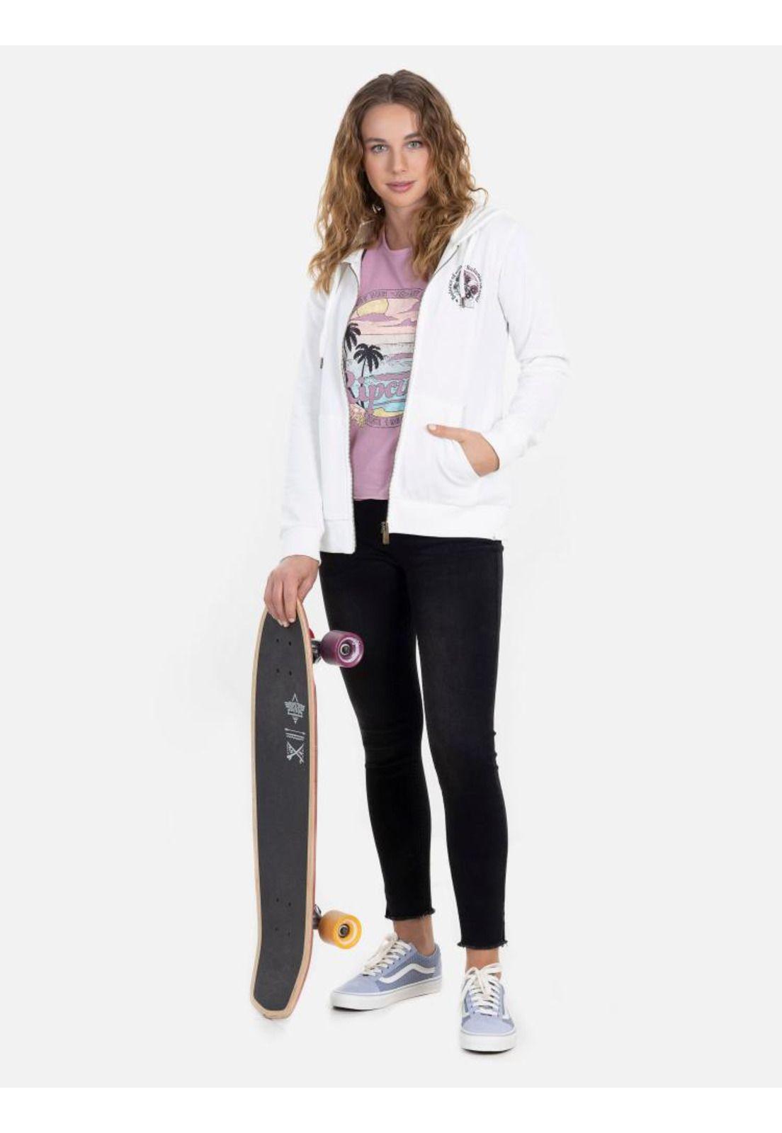 Poleron BALANCE OF MIND Mujer Blanco Rip Curl-3