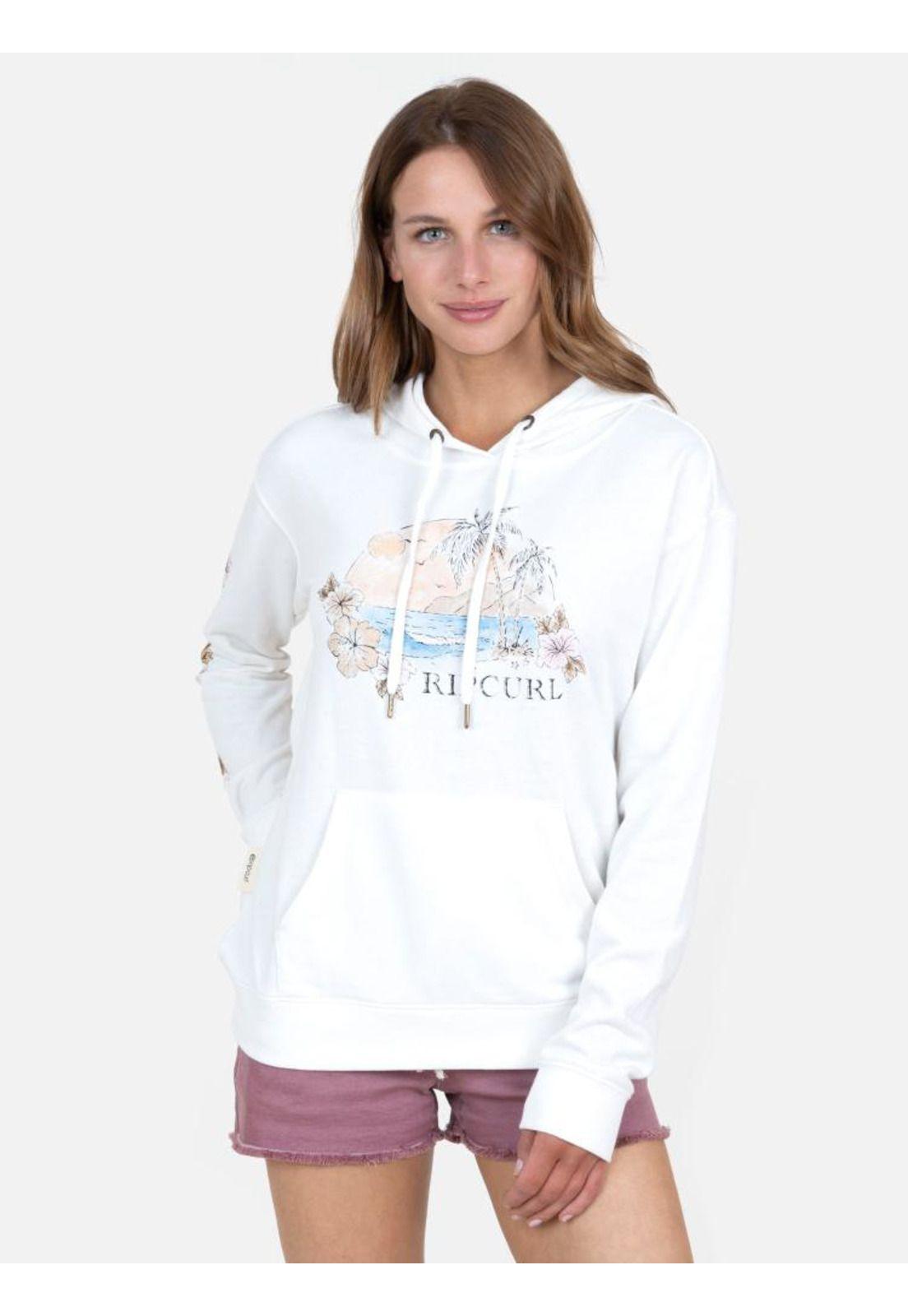 Poleron Canguro Mujer 6O213-WV22 Blanco Rip Curl-0