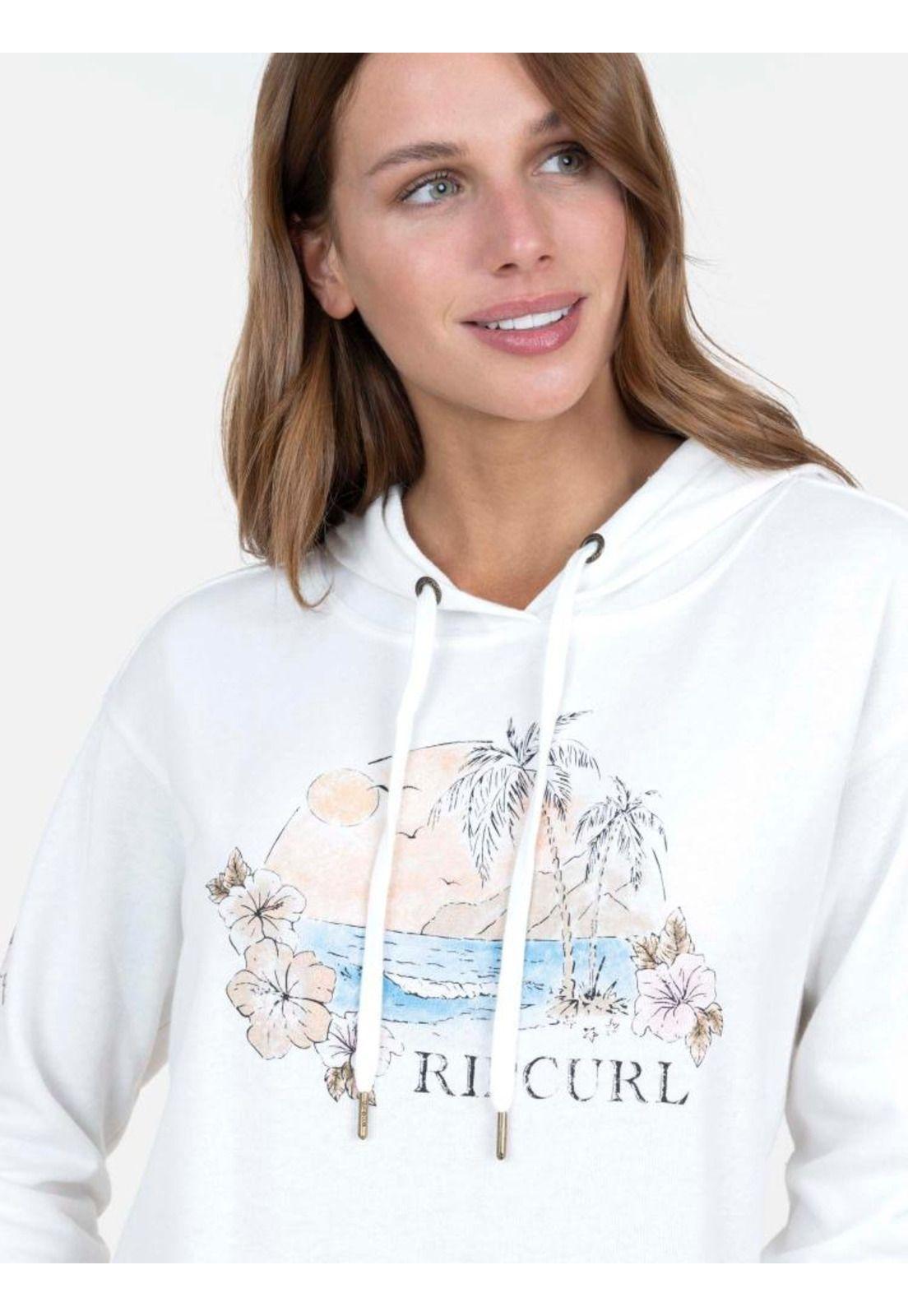 Poleron Canguro Mujer 6O213-WV22 Blanco Rip Curl-2