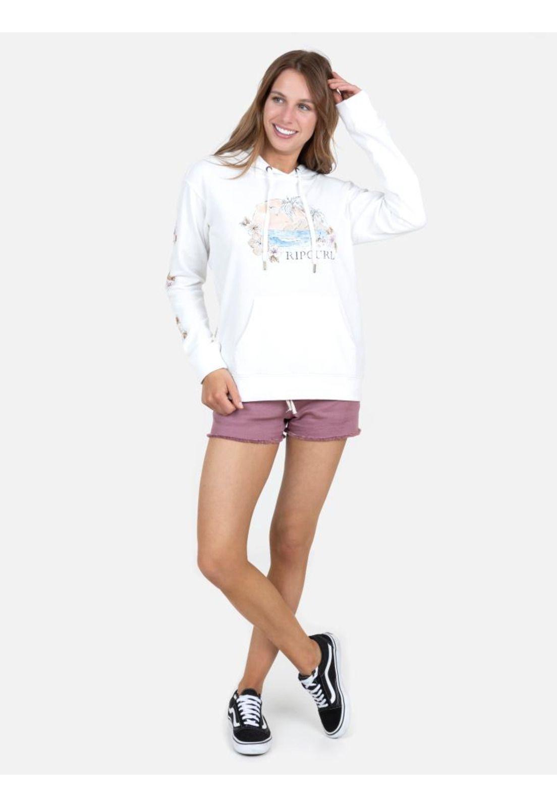Poleron Canguro Mujer 6O213-WV22 Blanco Rip Curl-3
