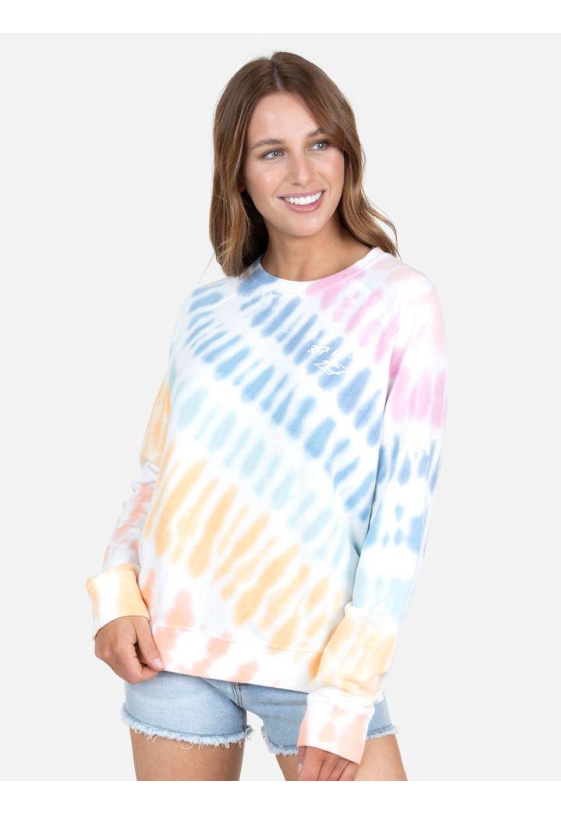 Poleron CR Mujer 6O210-WV22 Celeste Rip Curl-0