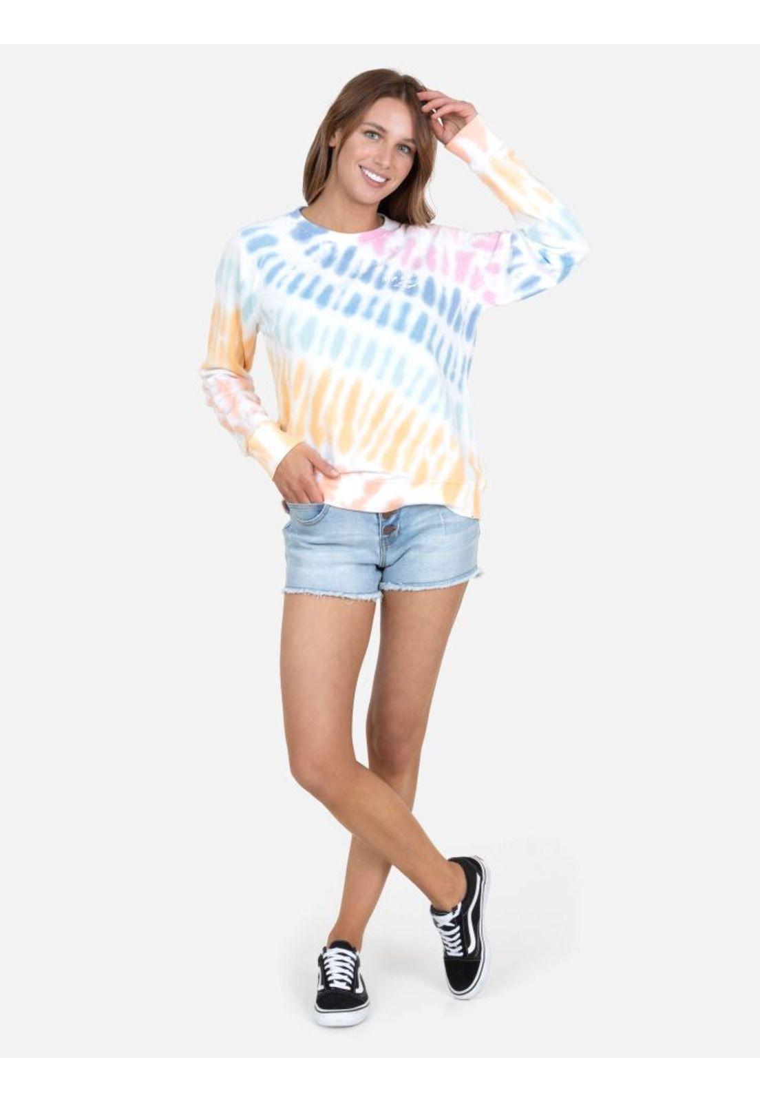 Poleron CR Mujer 6O210-WV22 Celeste Rip Curl-3