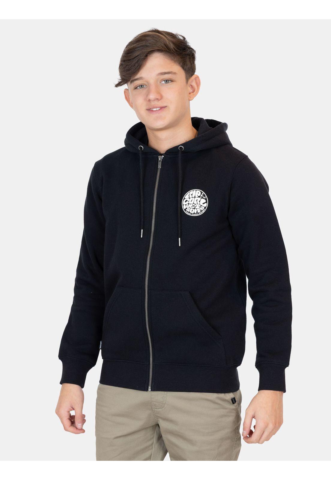 Poleron FZ Moonset Negro Infantil Rip Curl-0