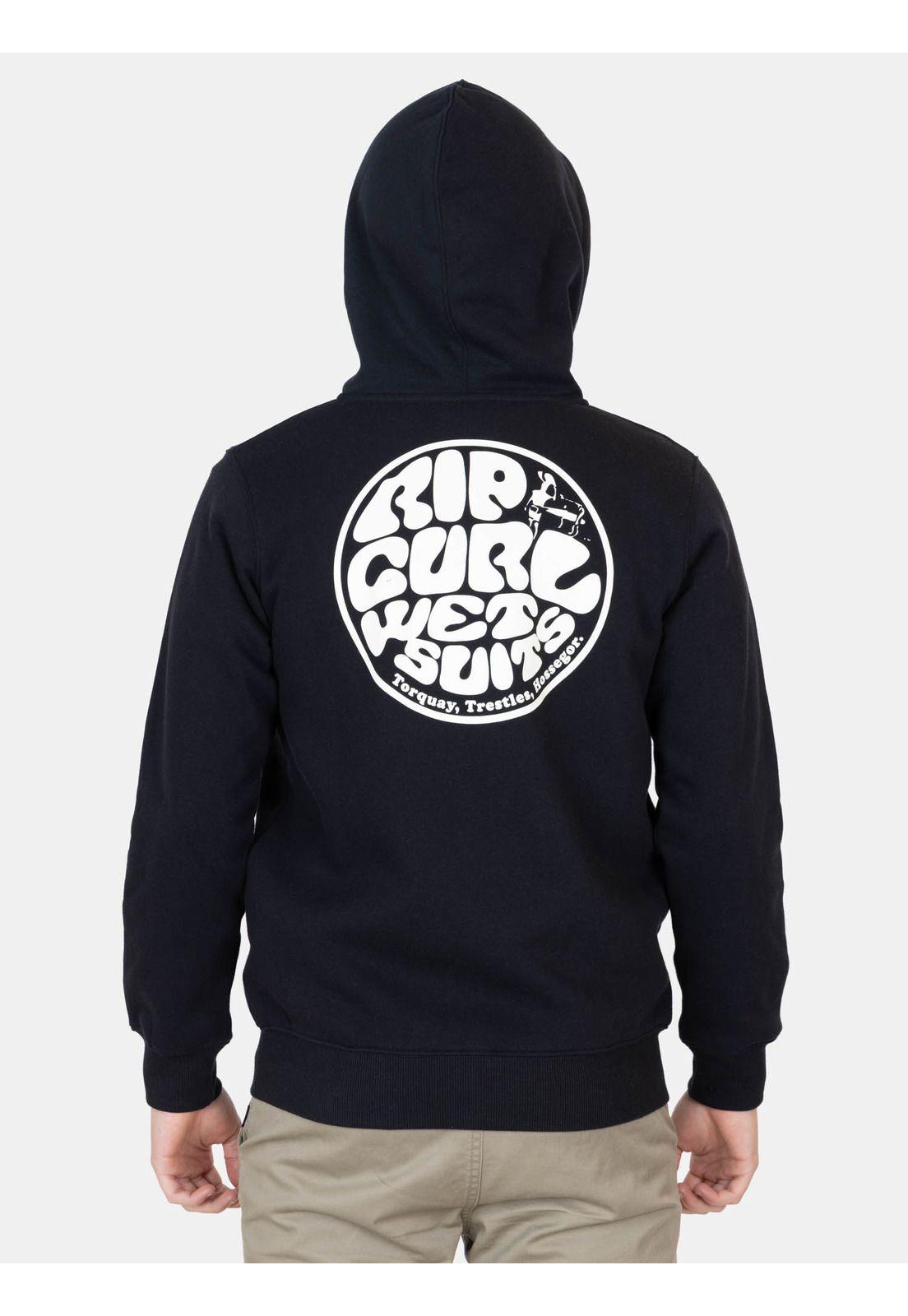 Poleron FZ Moonset Negro Infantil Rip Curl-1