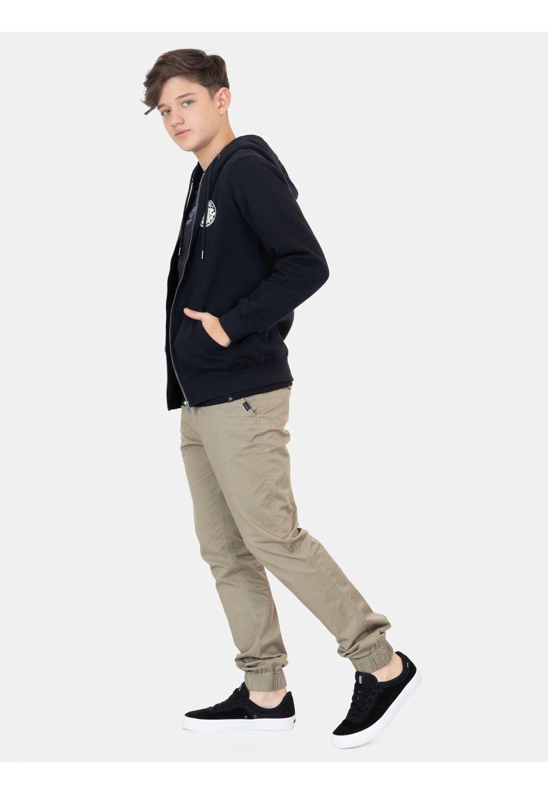 Poleron FZ Moonset Negro Infantil Rip Curl-3