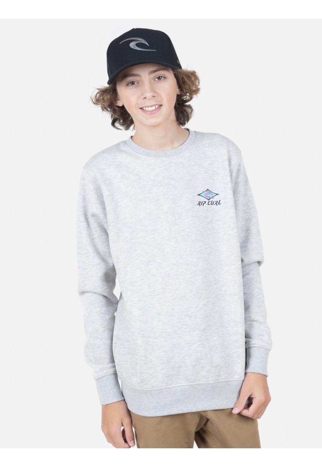 Poleron DIAMOND RC Gris Juvenil Rip Curl-0