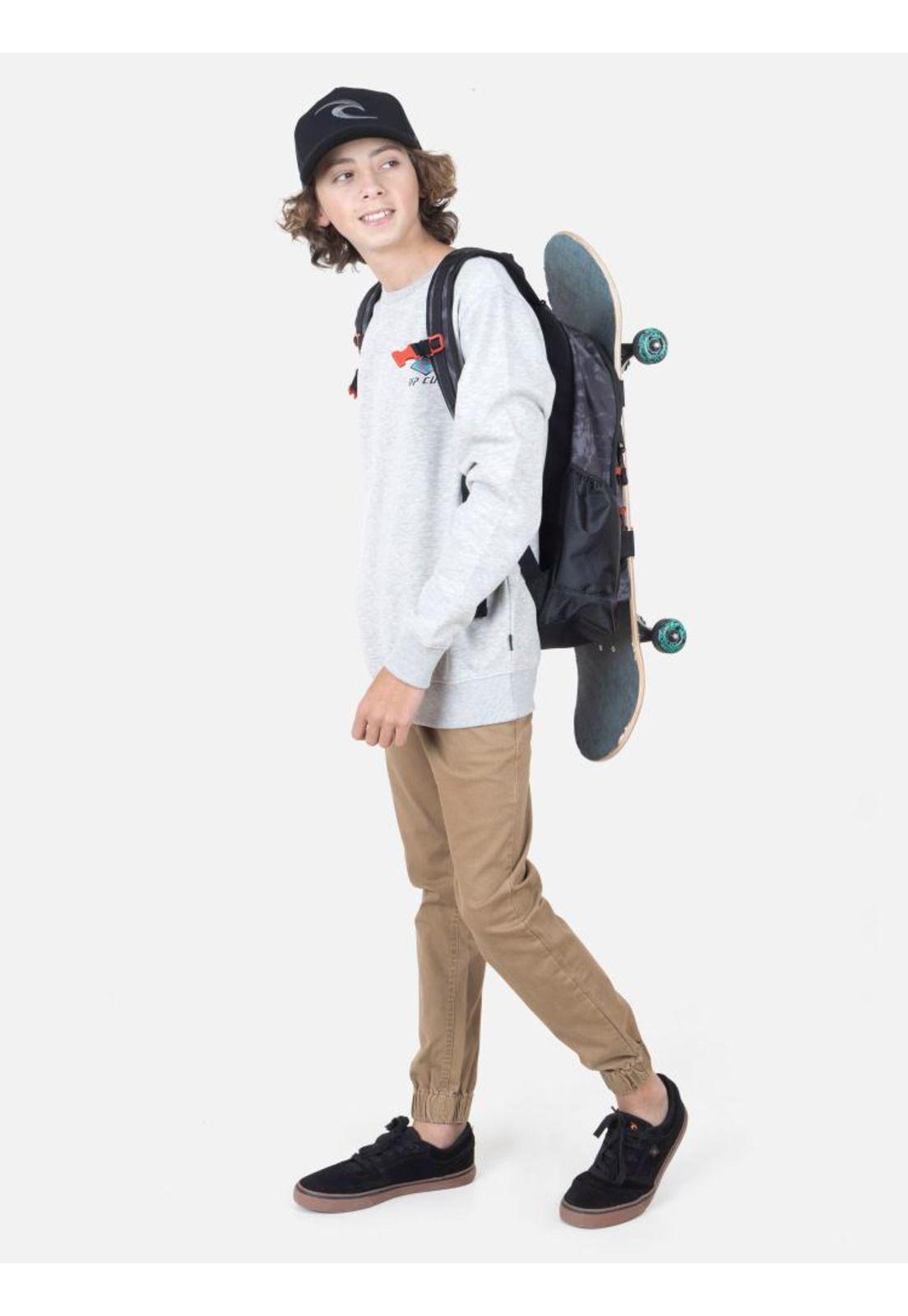 Poleron DIAMOND RC Gris Juvenil Rip Curl-3