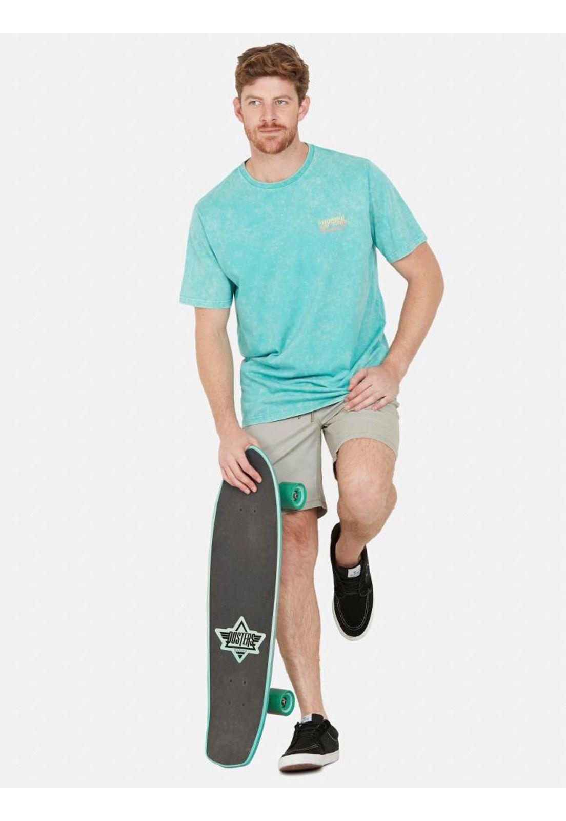 Polera BISCARROSSE Hombre Verde Rip Curl-4
