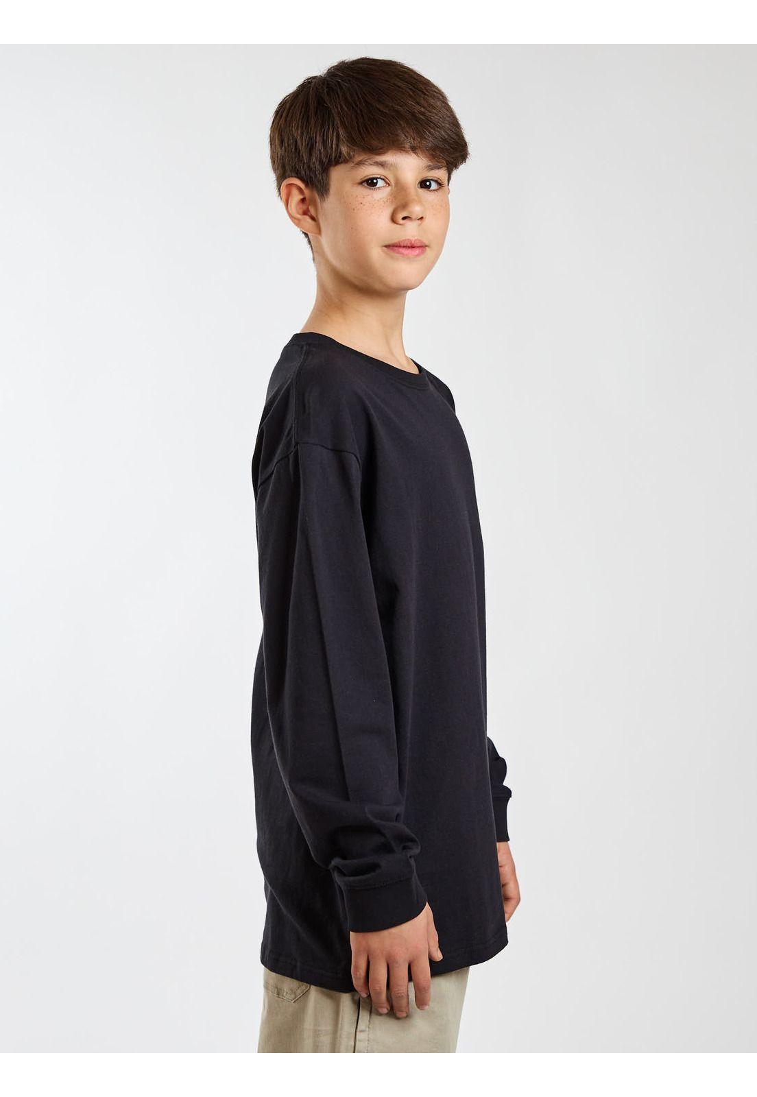 Polera ML Roam Negro Infantil Rip Curl-3