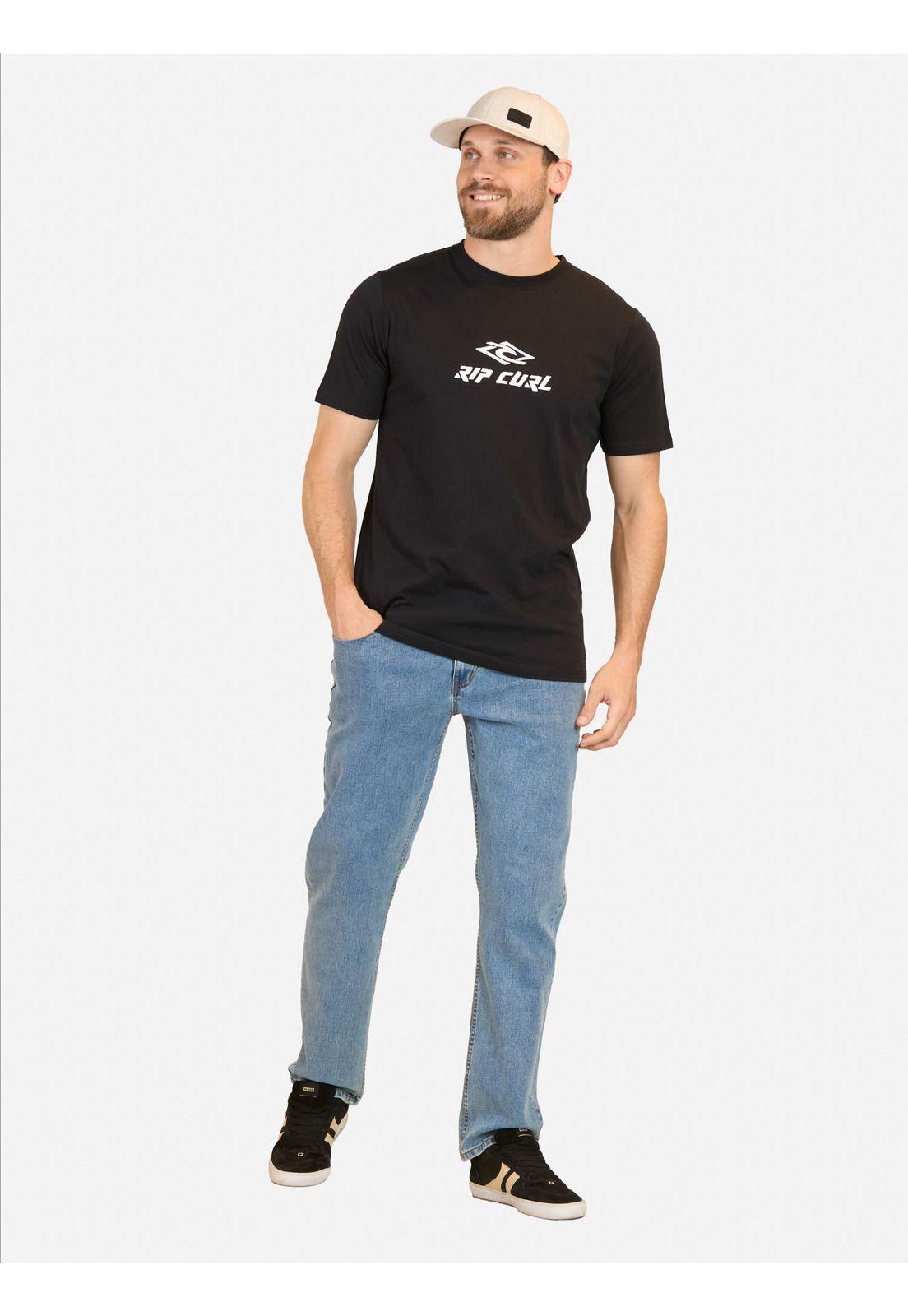 Polera MC Diamond search Negro Hombre Rip Curl-3