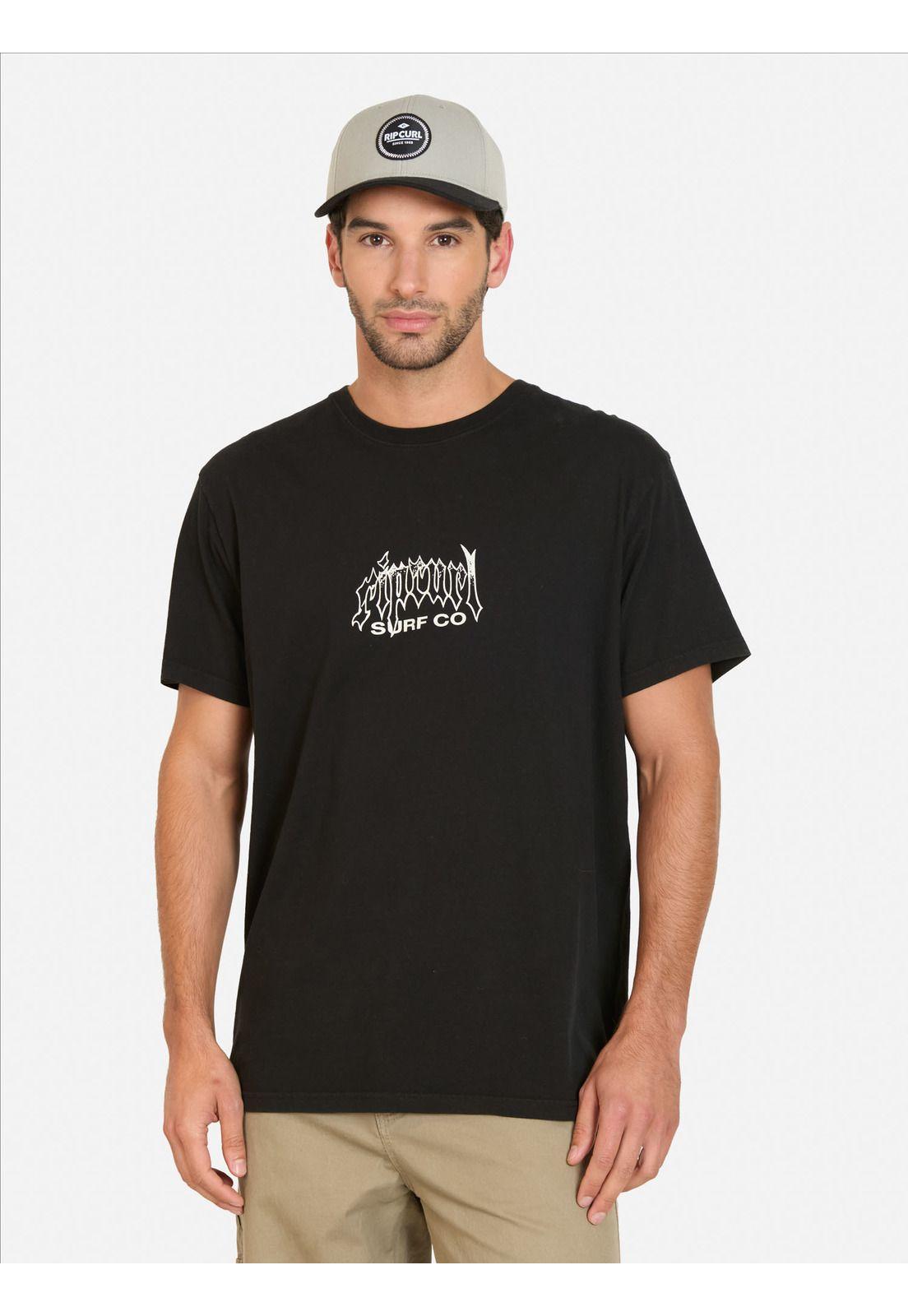 Polera MC Archive Dragon Negro Hombre Rip Curl-0