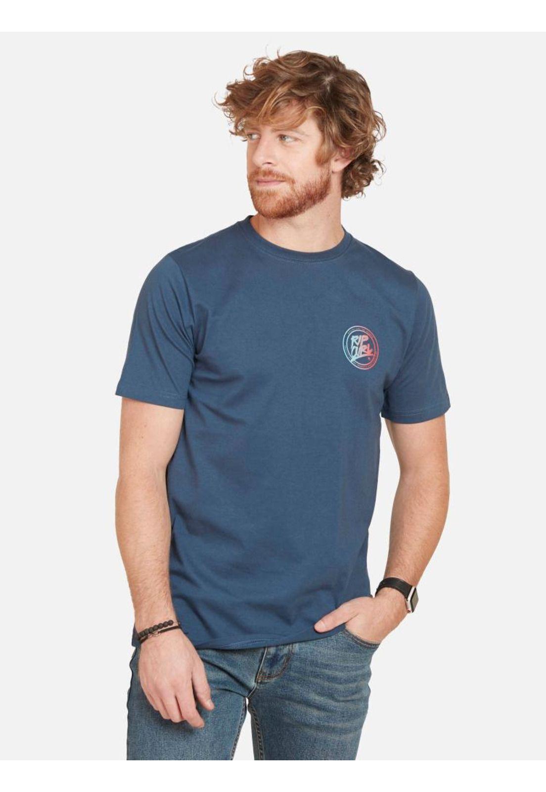 Polera 6P457 Hombre Azul Rip Curl-0