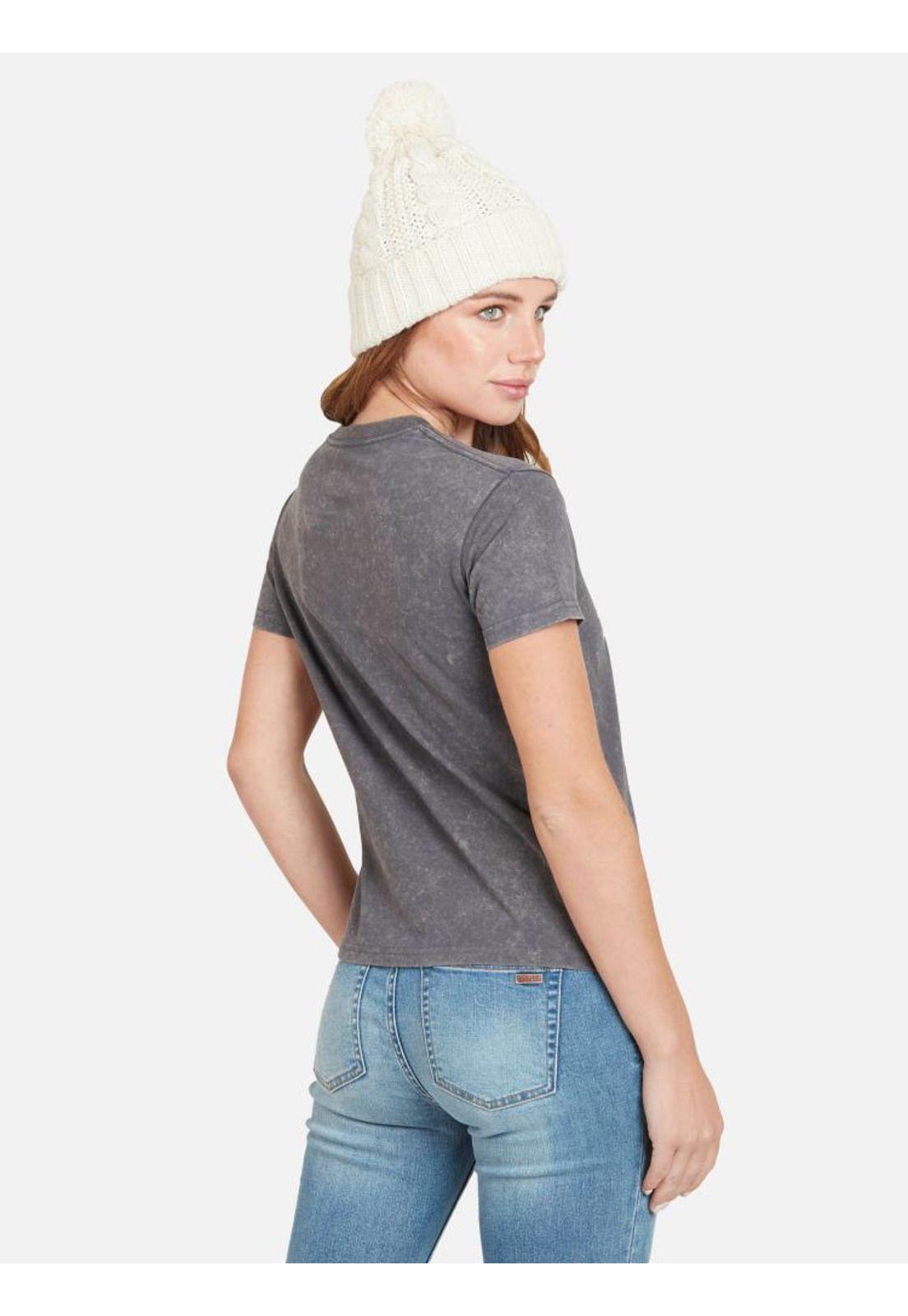 Polera BAHAMAS MC Mujer Gris Oscuro Rip Curl-1