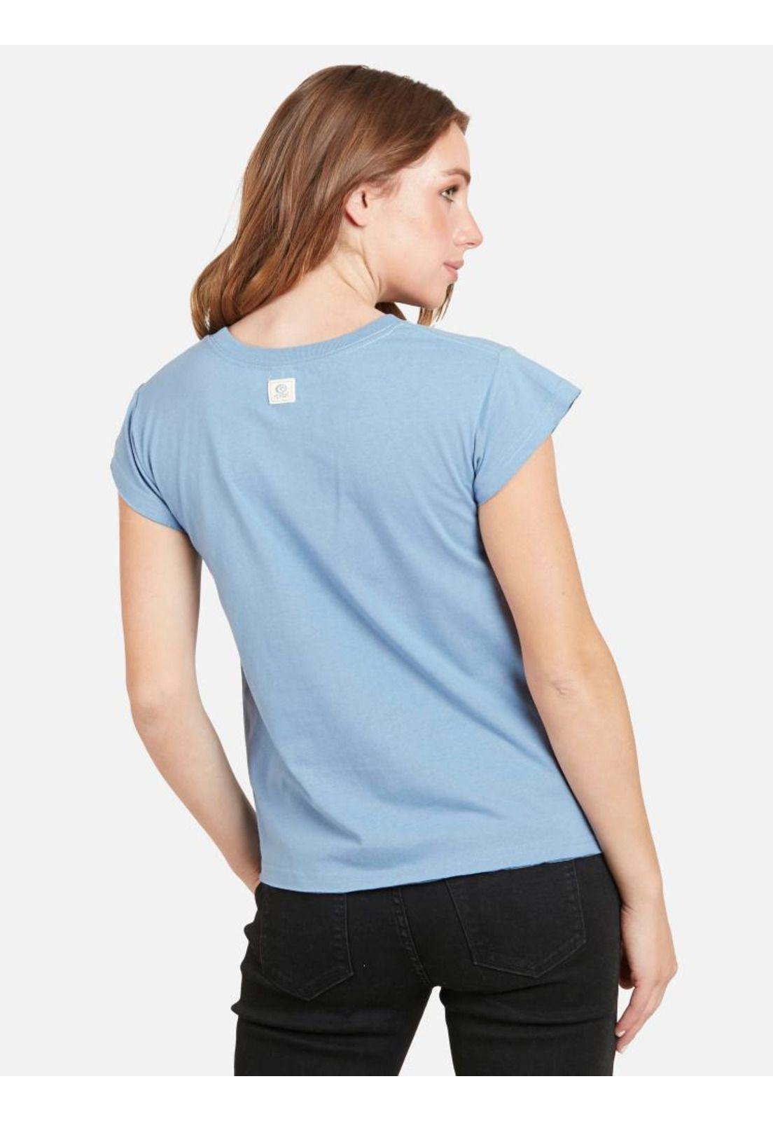 Polera CALIFORNIA MC Mujer Denim Rip Curl-1
