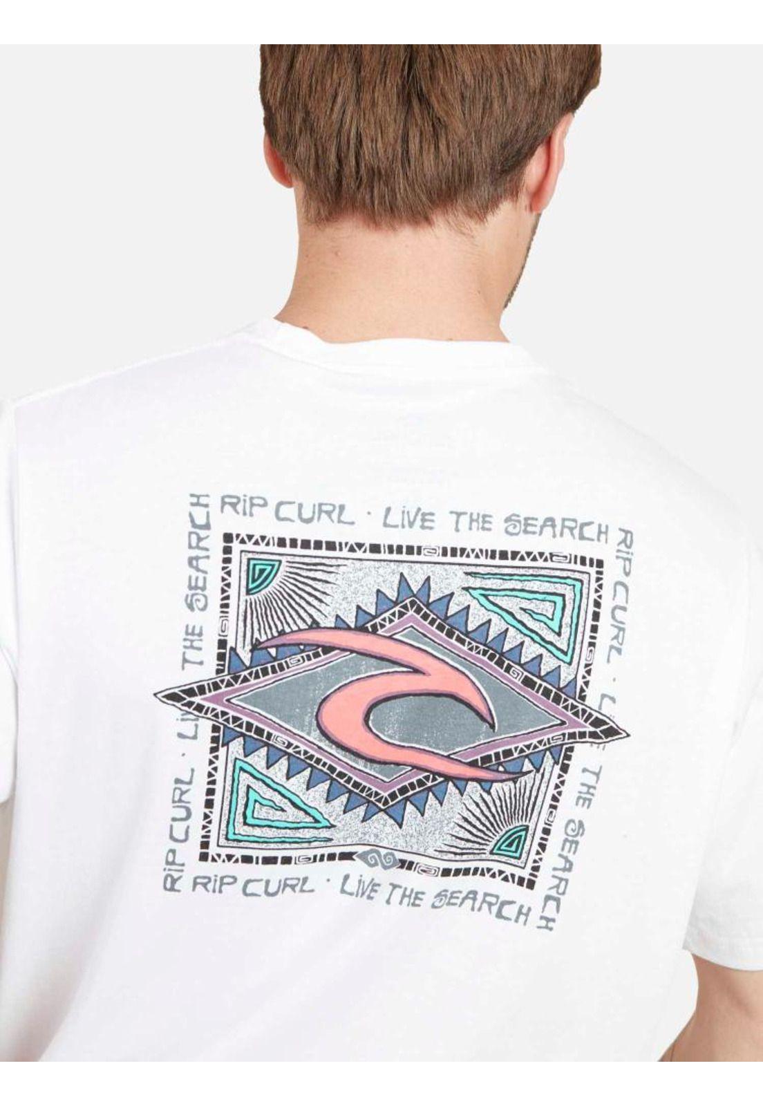 Polera BLESS UP TEE Hombre Blanco Rip Curl-3