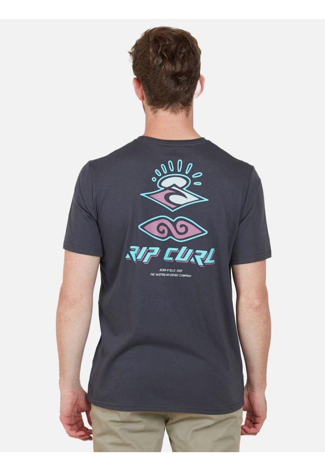 Polera 6P288 Hombre Gris Oscuro Rip Curl-1