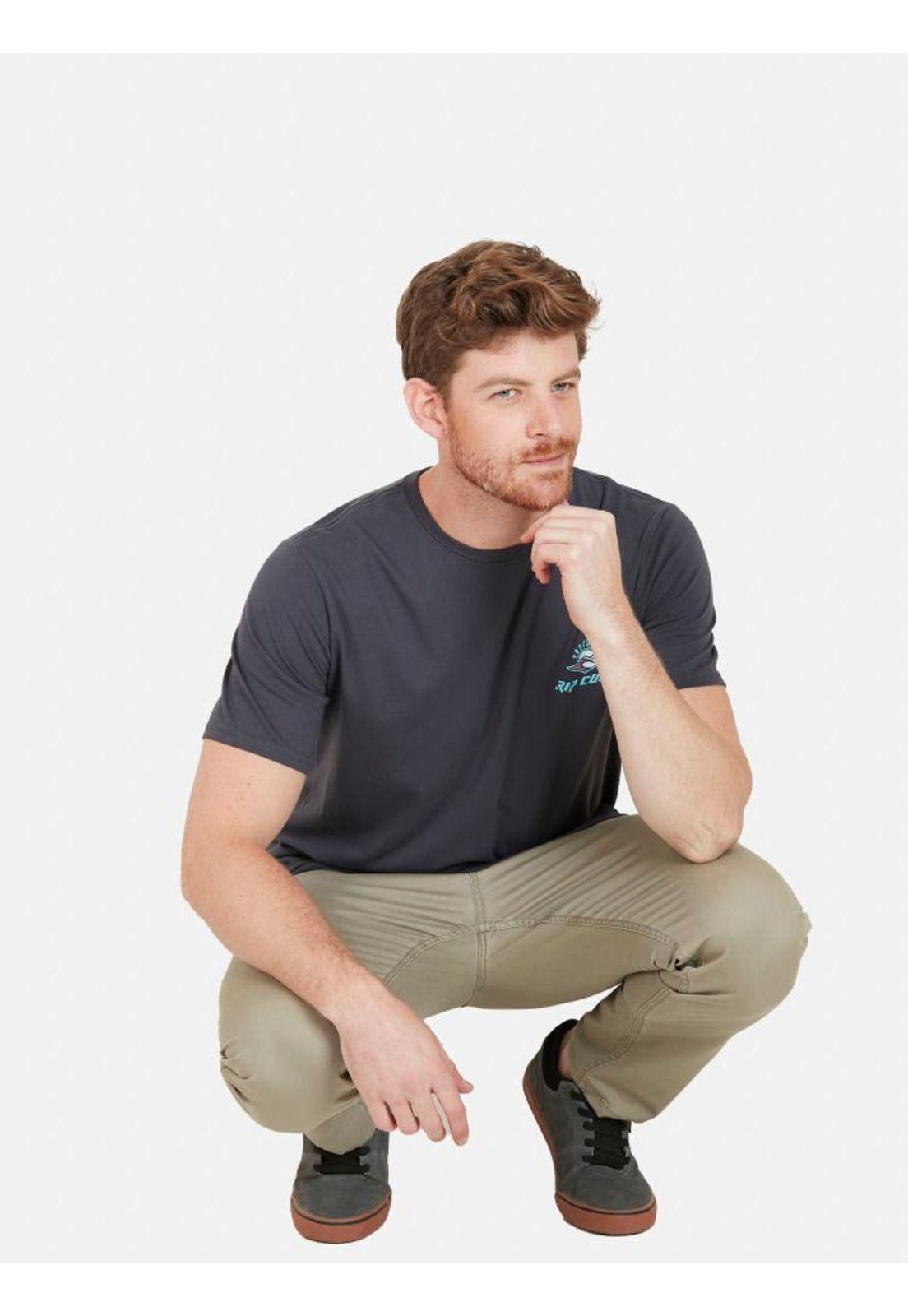 Polera 6P288 Hombre Gris Oscuro Rip Curl-2