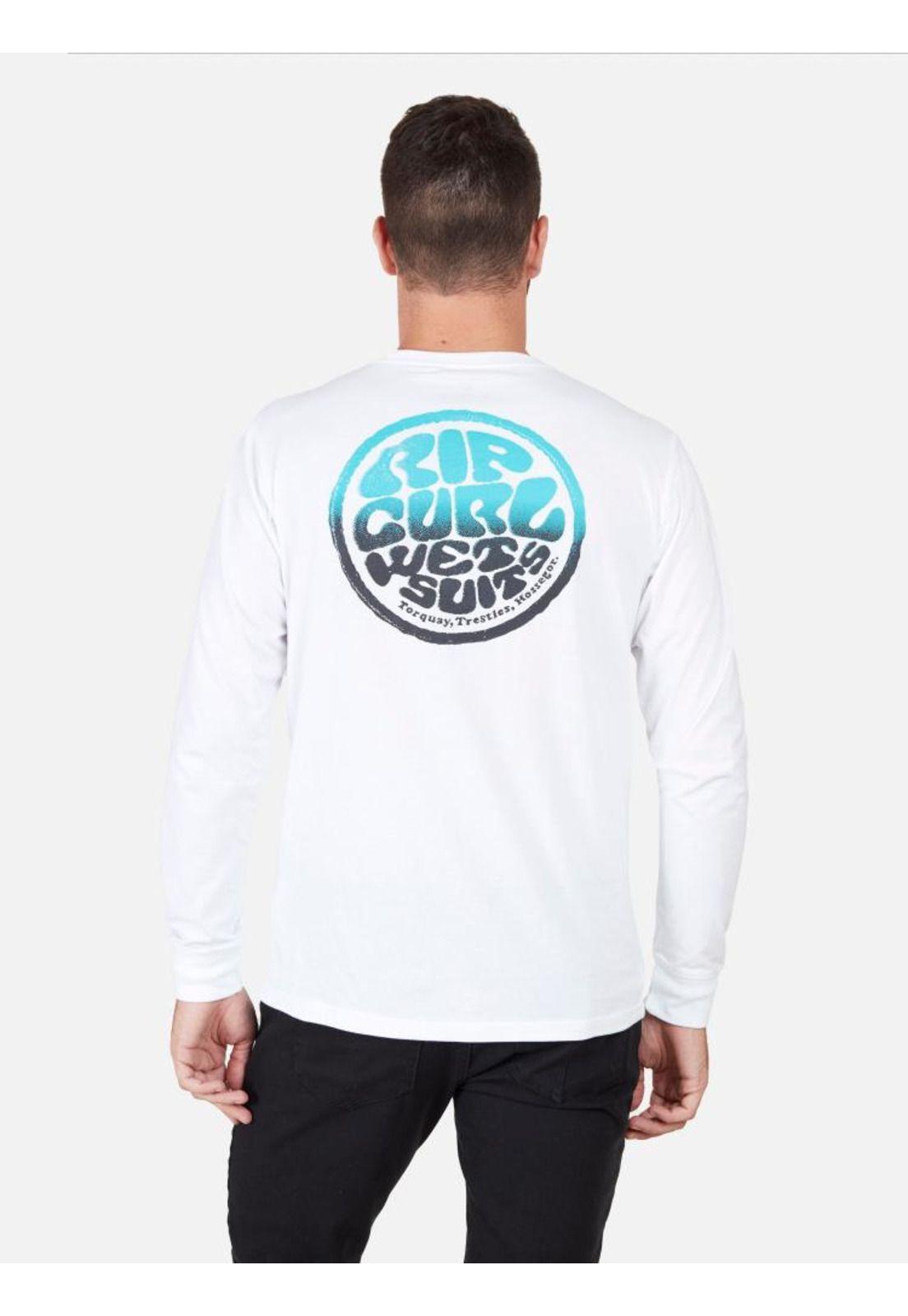 Polera ML Cracked Hombre Blanco Rip Curl-1